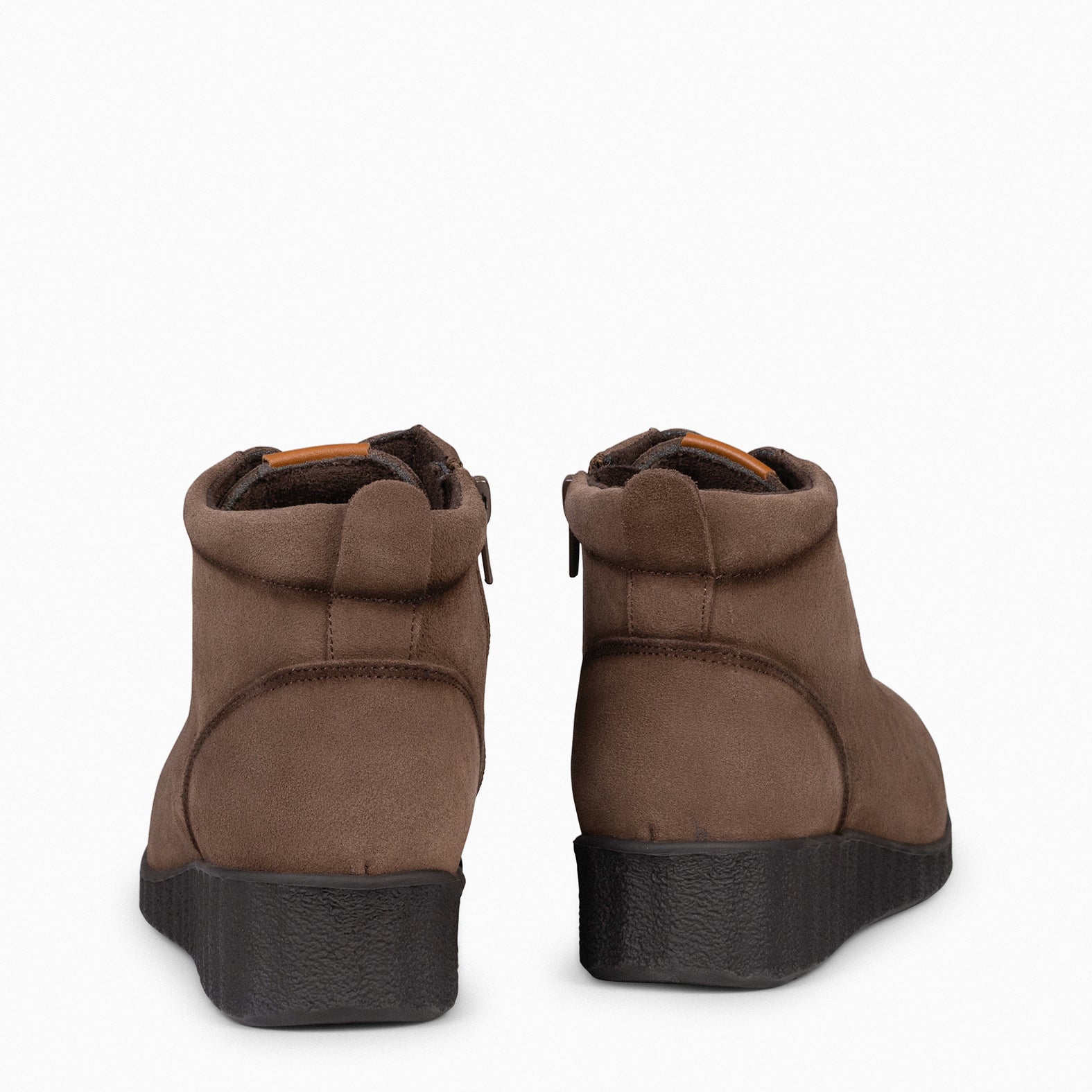 FLEXY - Zapatillas TAUPE abotinadas