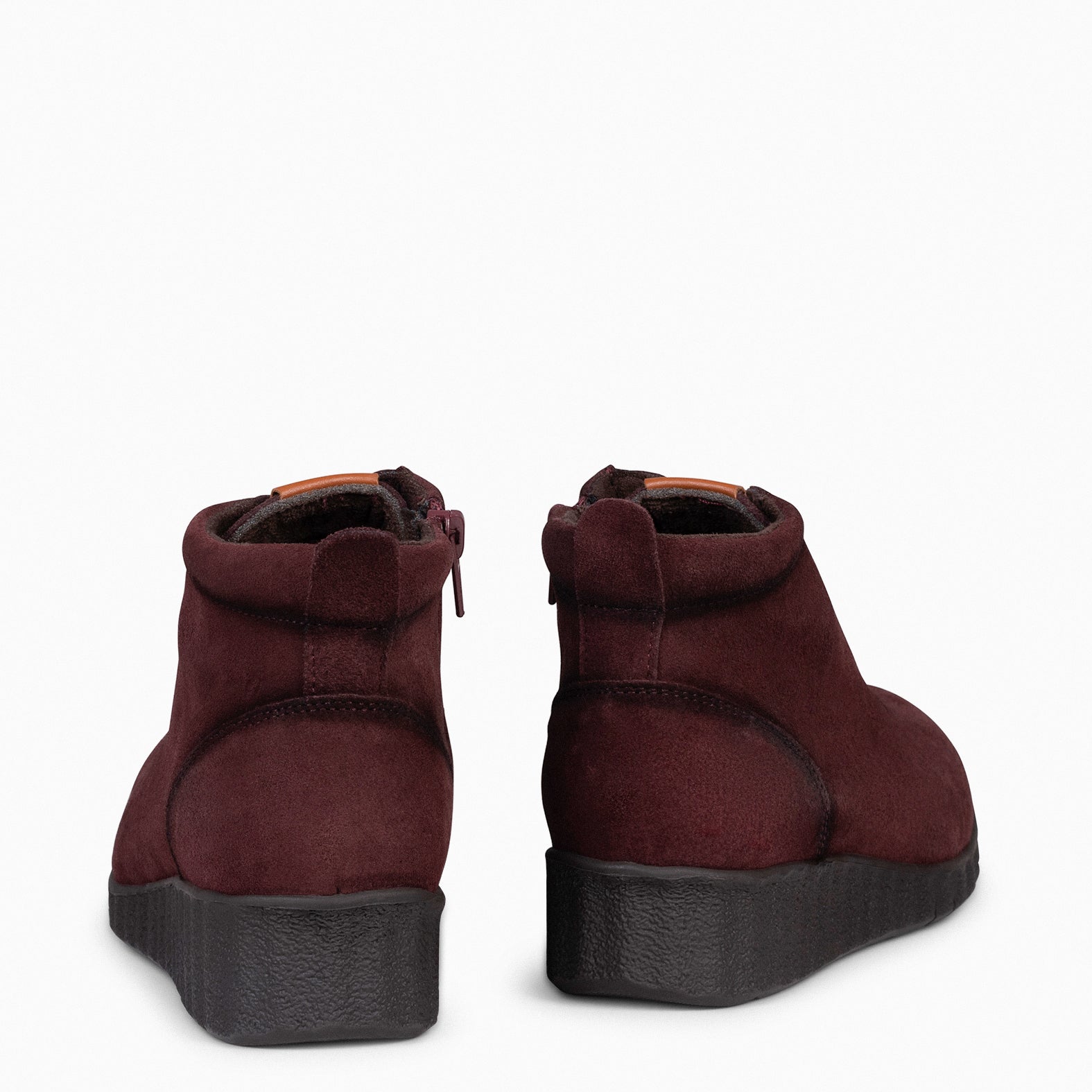 FLEXY - Zapatillas abotinadas BURDEOS