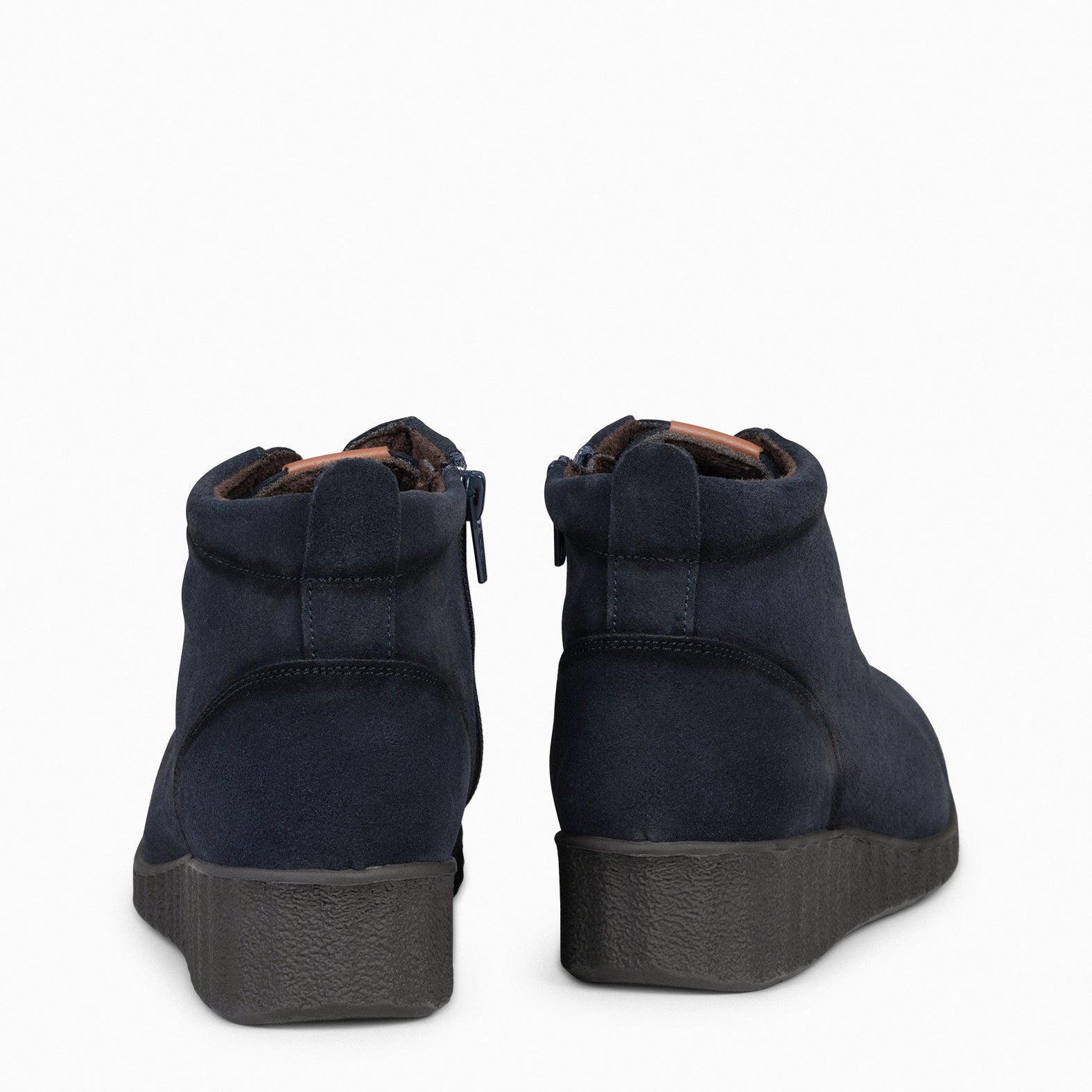 FLEXY - Zapatillas MARINO abotinadas