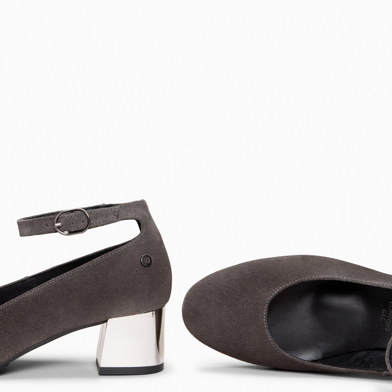 URBAN STAR - Zapato de tacón medio GRIS