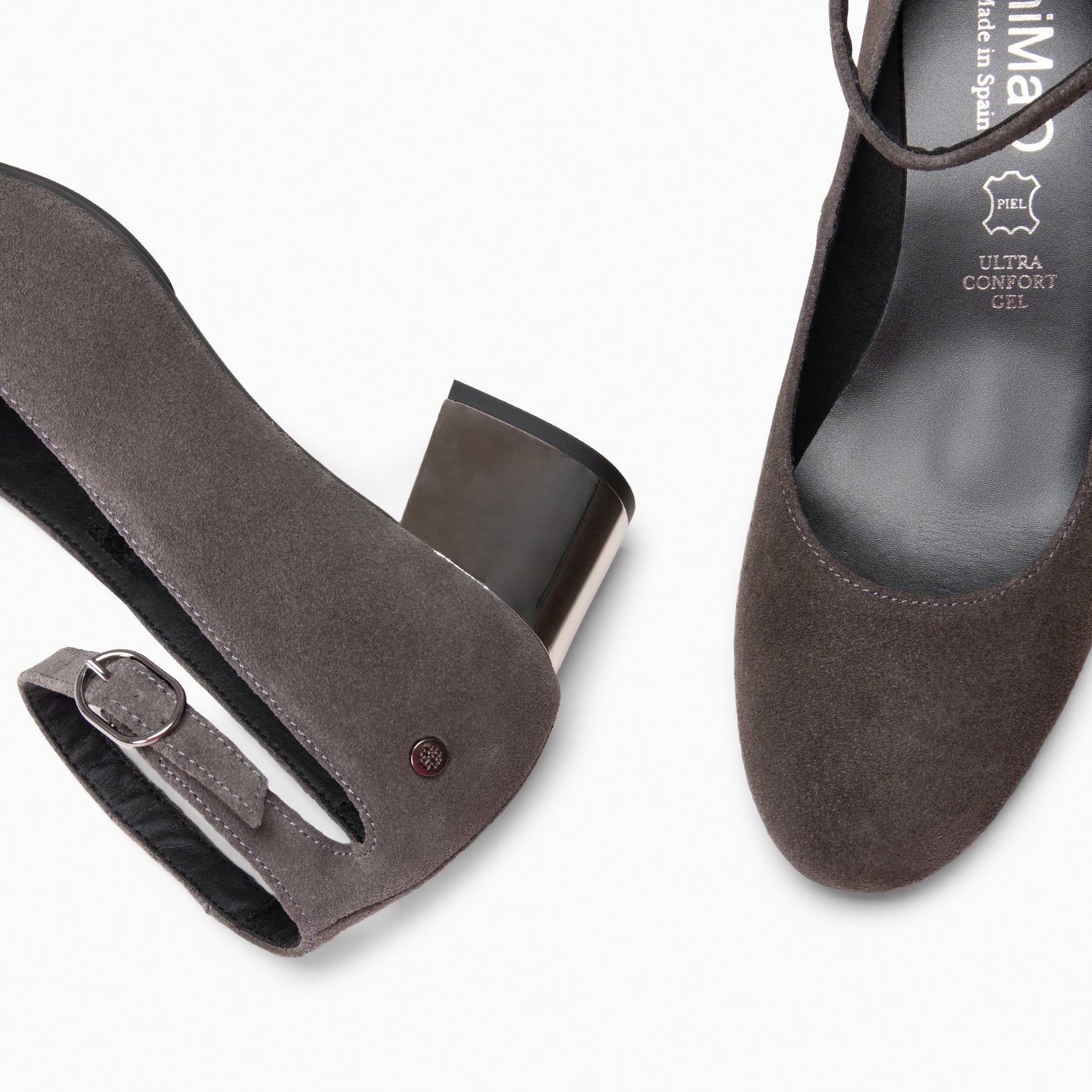 URBAN STAR - Zapato de tacón medio GRIS