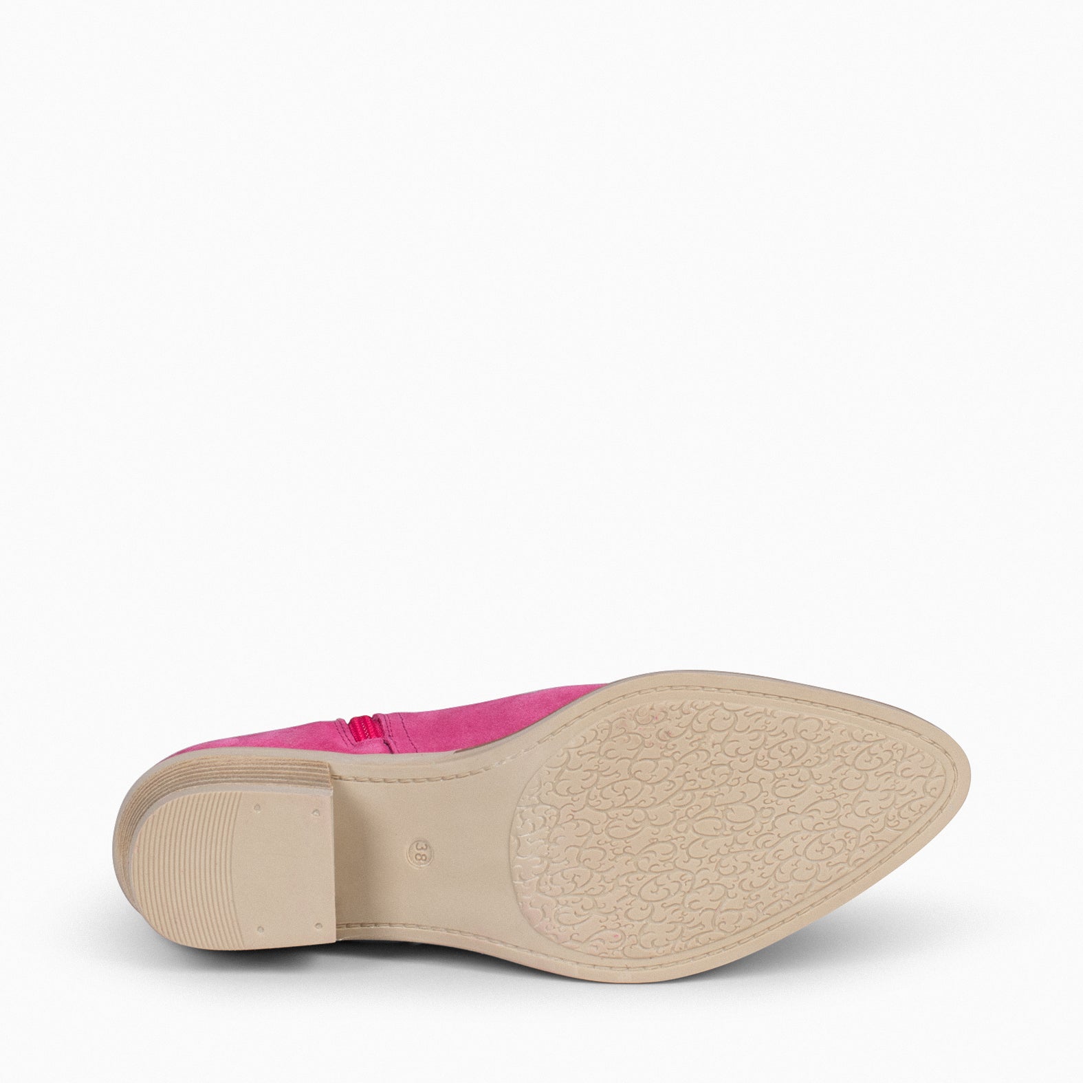 HOUSTON – Botines cowboy con tacón ROSA