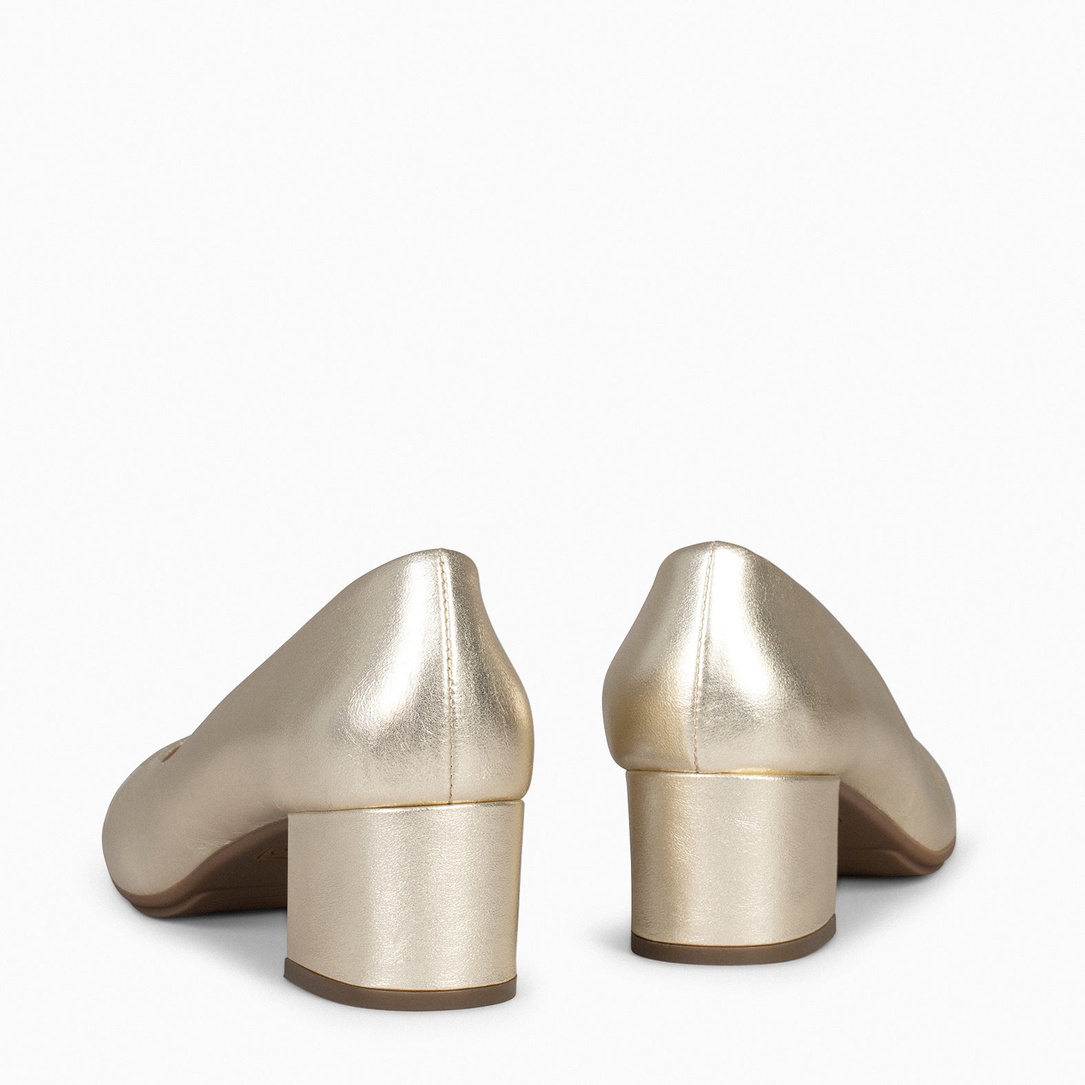 URBAN REDONDO SPLASH - Zapatos de tacón bajo PLATINO
