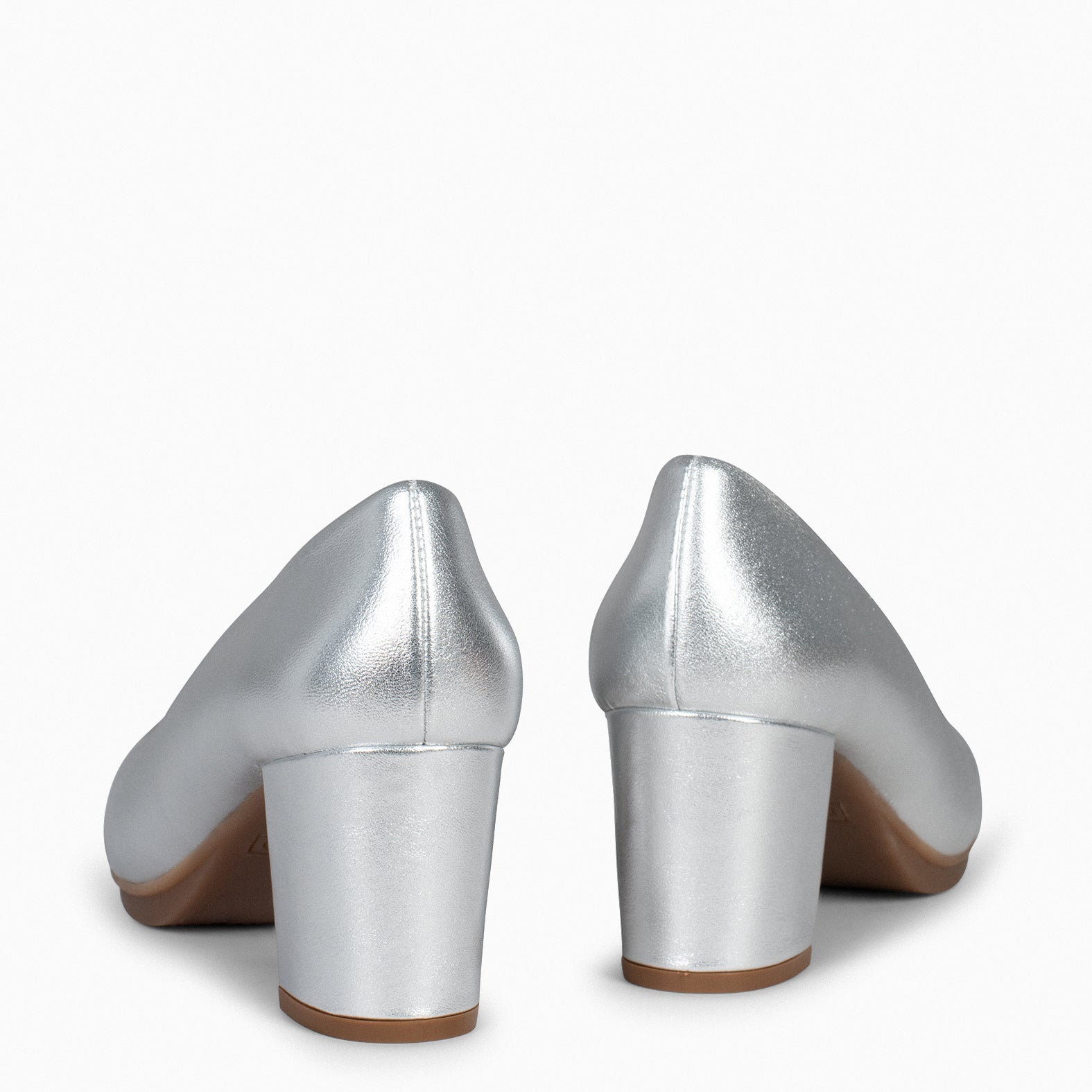 URBAN S SPLASH - Zapatos de tacón metalizados PLATA