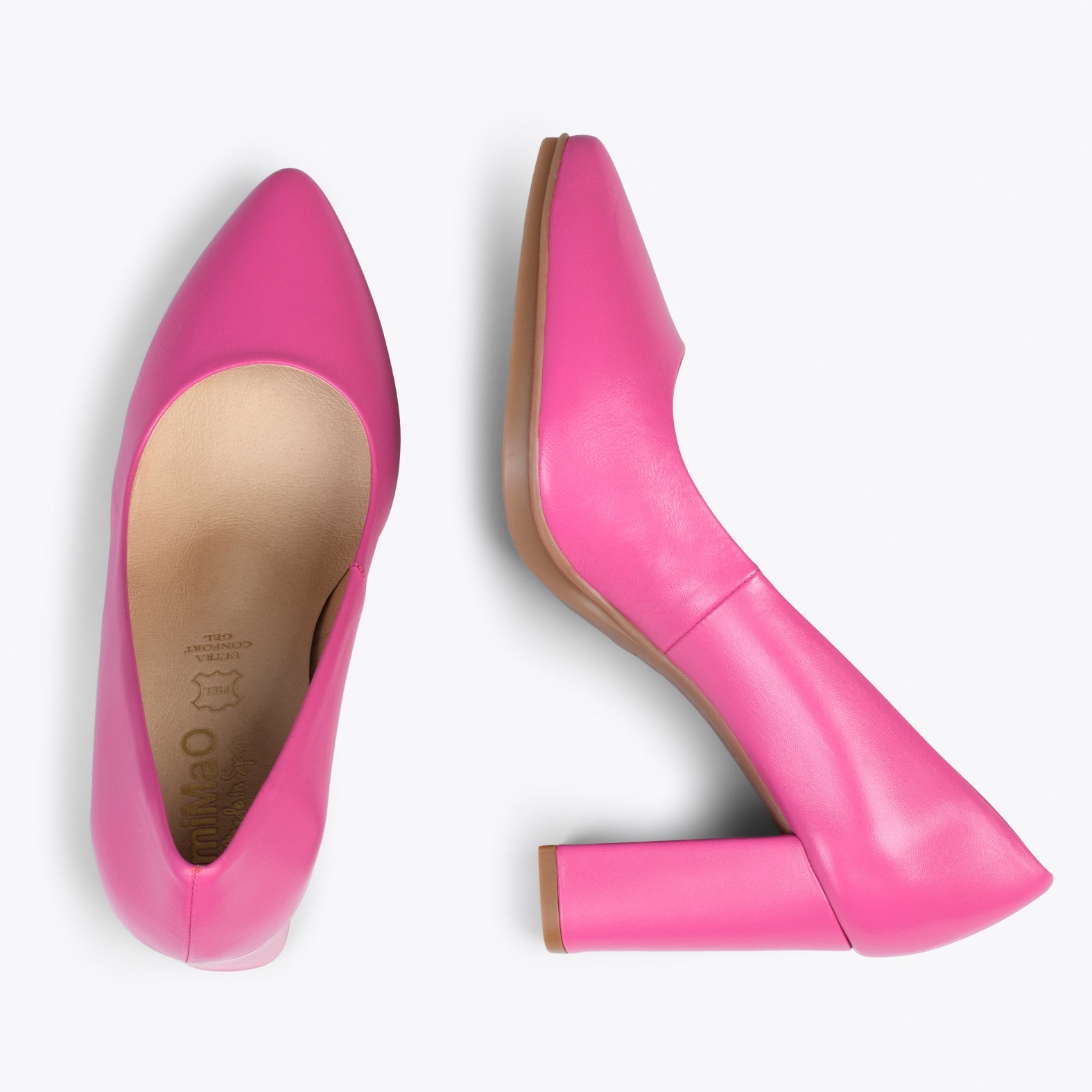 URBAN SALON - Zapatos de tacón alto en napa FUCSIA