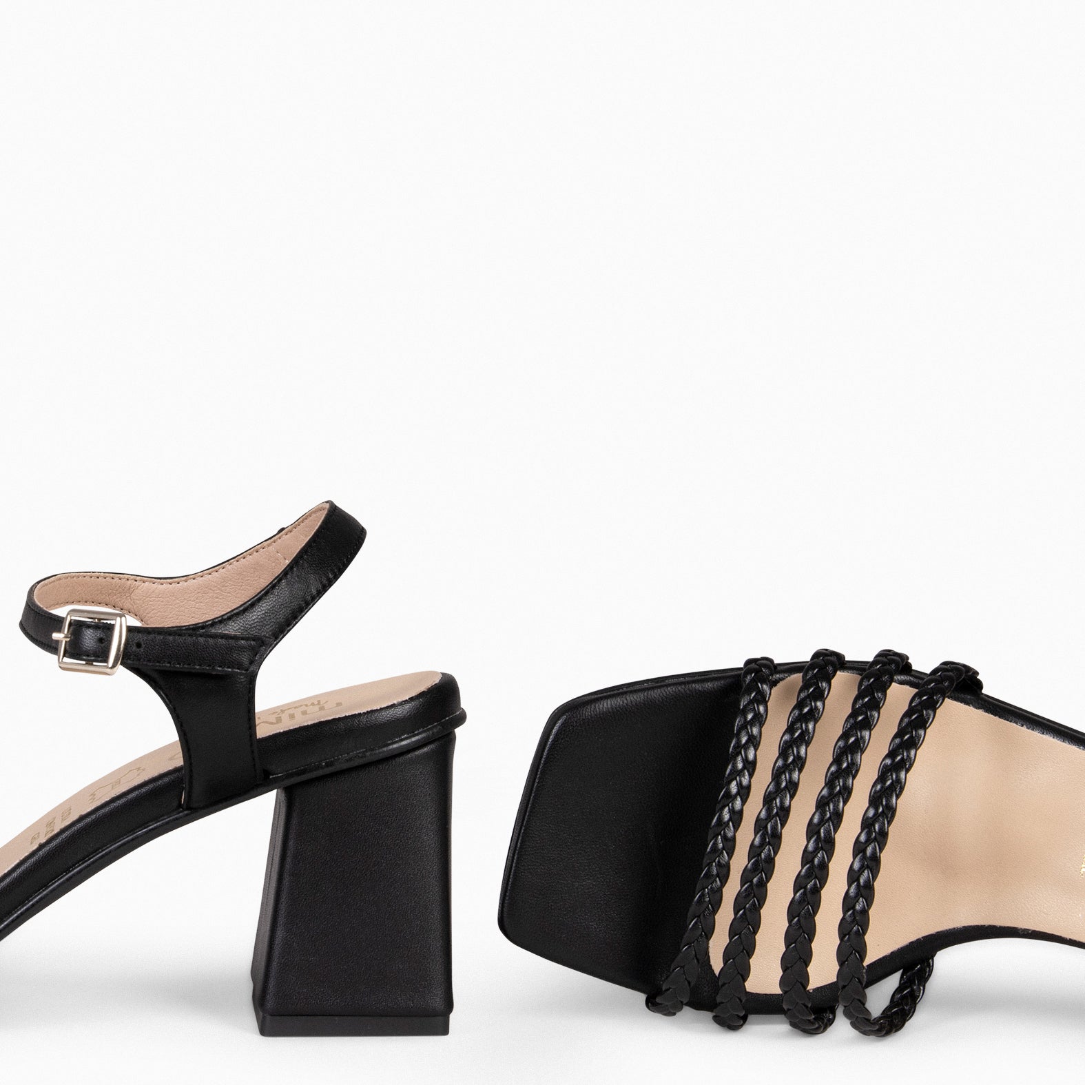 TINA - Sandalias elegantes para fiesta NEGRO