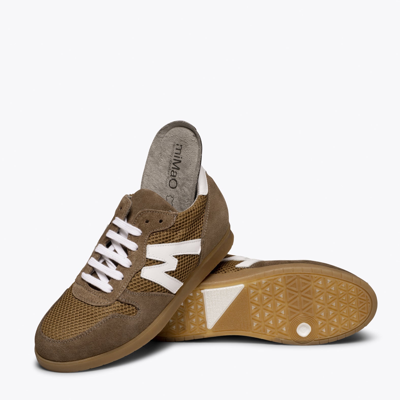 MOVE – Playera TAUPE de piel