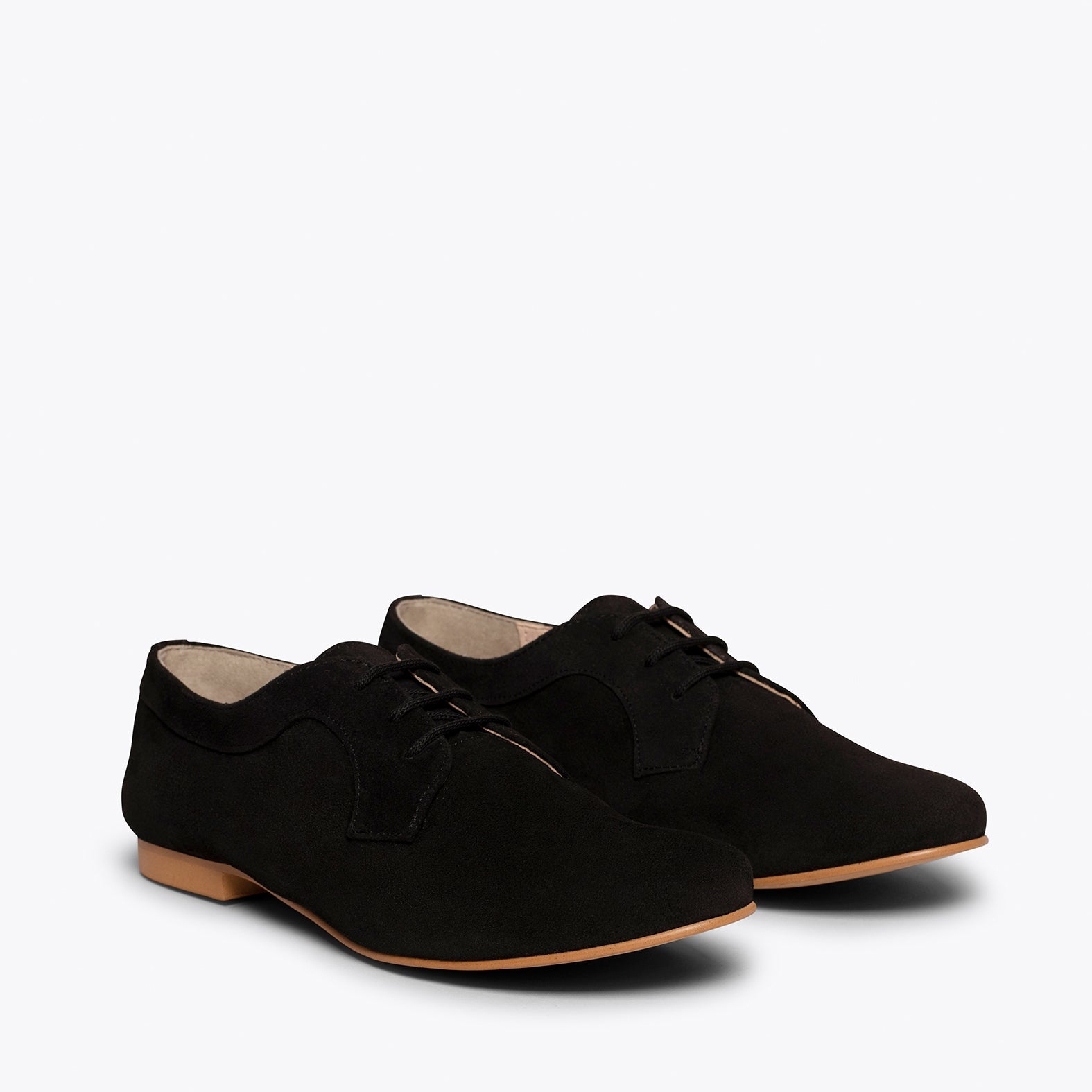 BLUCHER – Zapato con cordones NEGRO de mujer