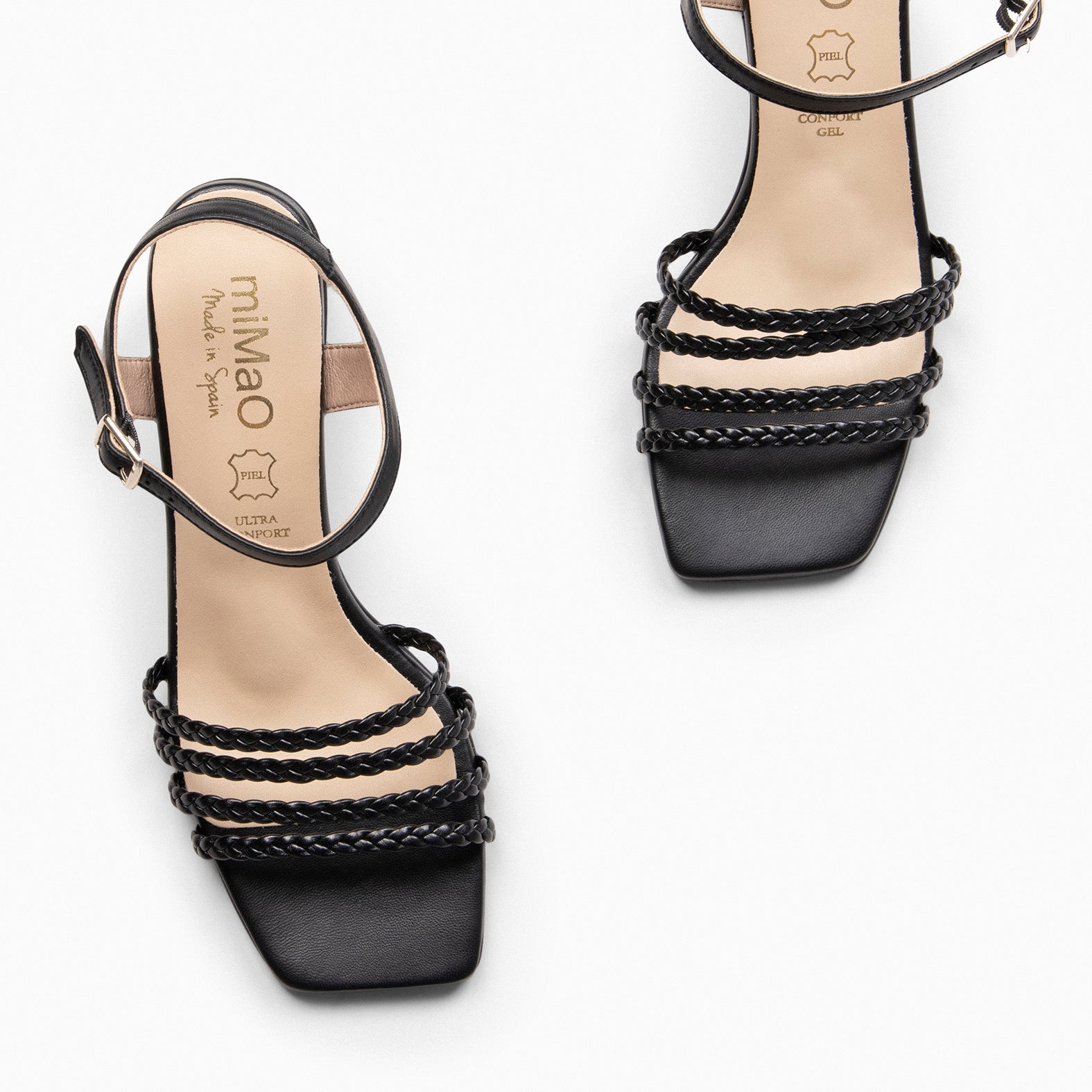 TINA - Sandalias elegantes para fiesta NEGRO