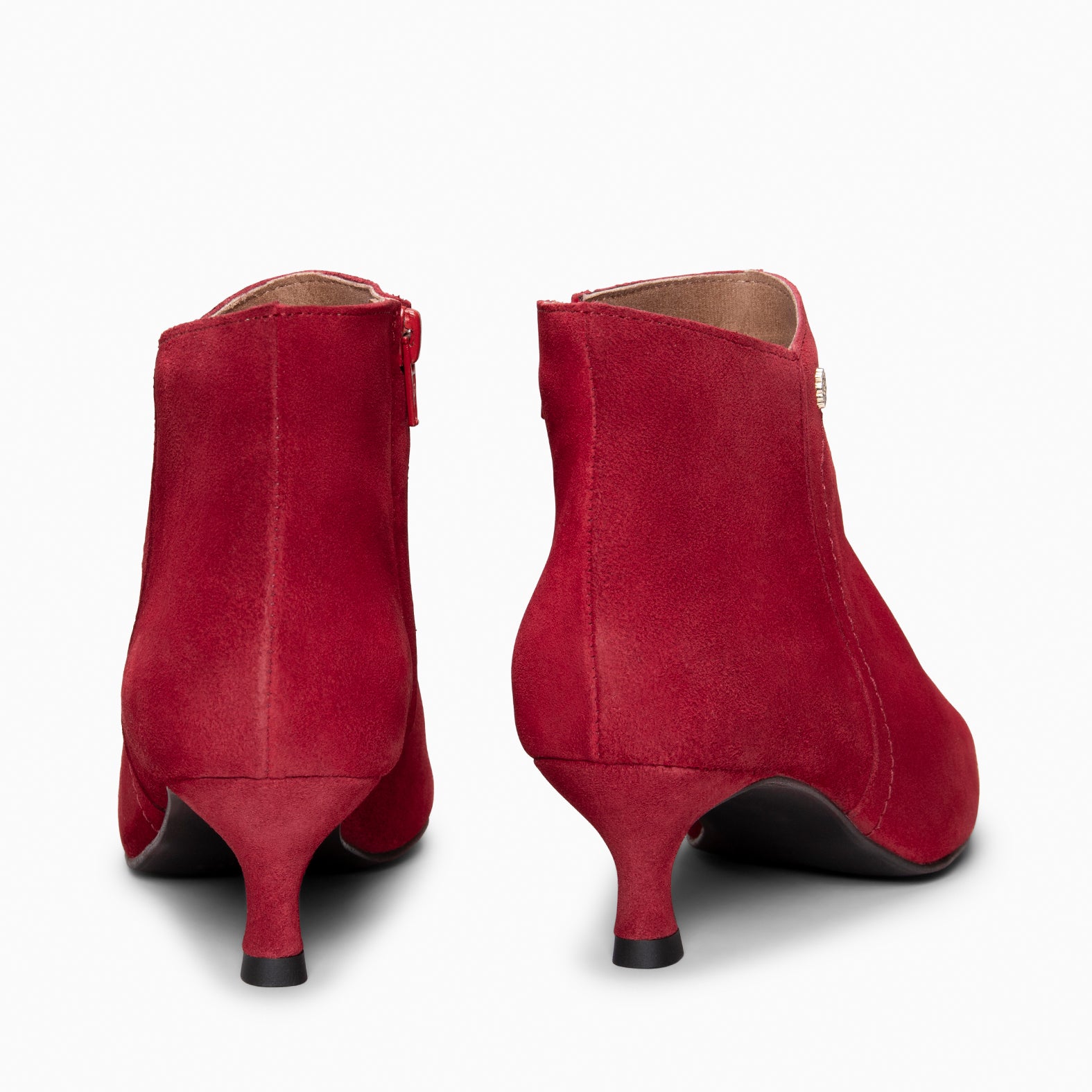 LORD – Botines tacón bajo ROJO