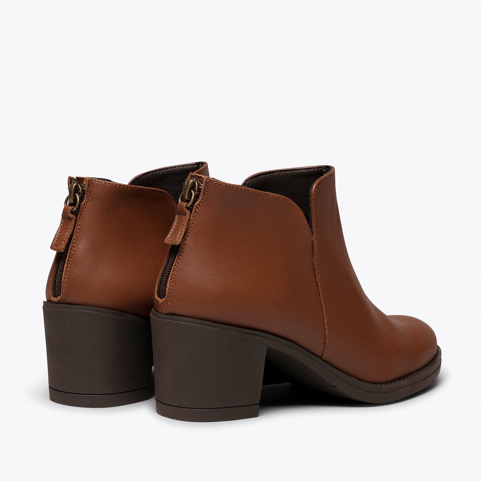 LOOK – Botín CUERO de mujer de caña baja