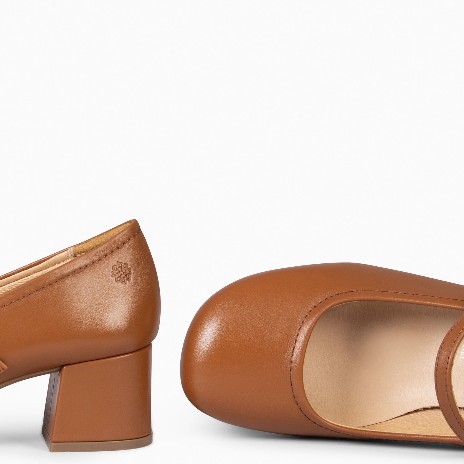 ROSALÍA - MERCEDITAS DE TACÓN ESTILO BAREFOOT CAMEL
