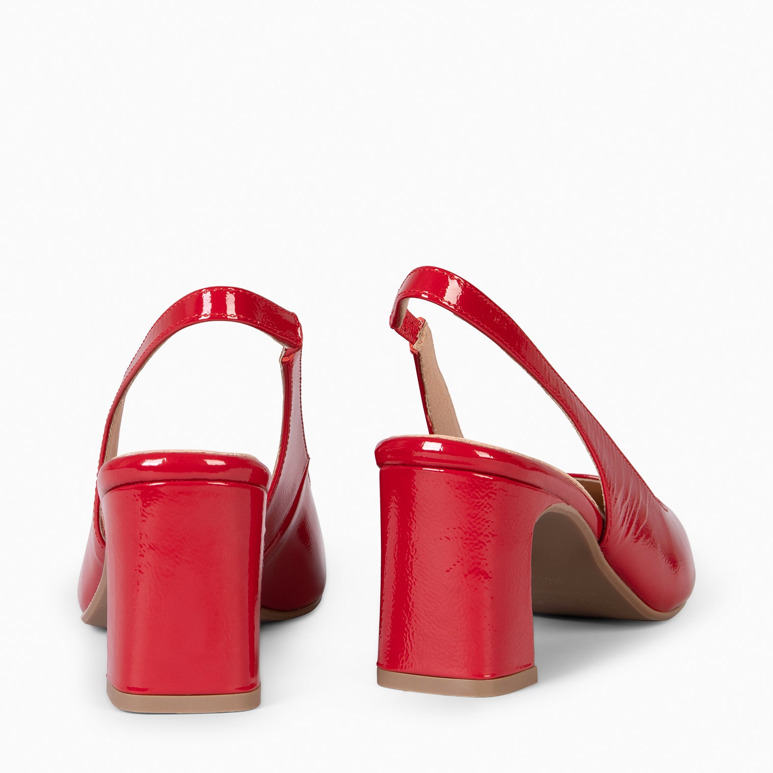 MIRIAM - Zapato destalonado ROJO