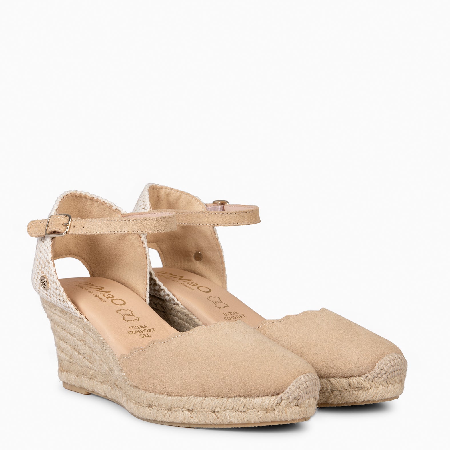 MIAMI - CUÑAS DE ESPARTO DE SERRAJE BEIGE