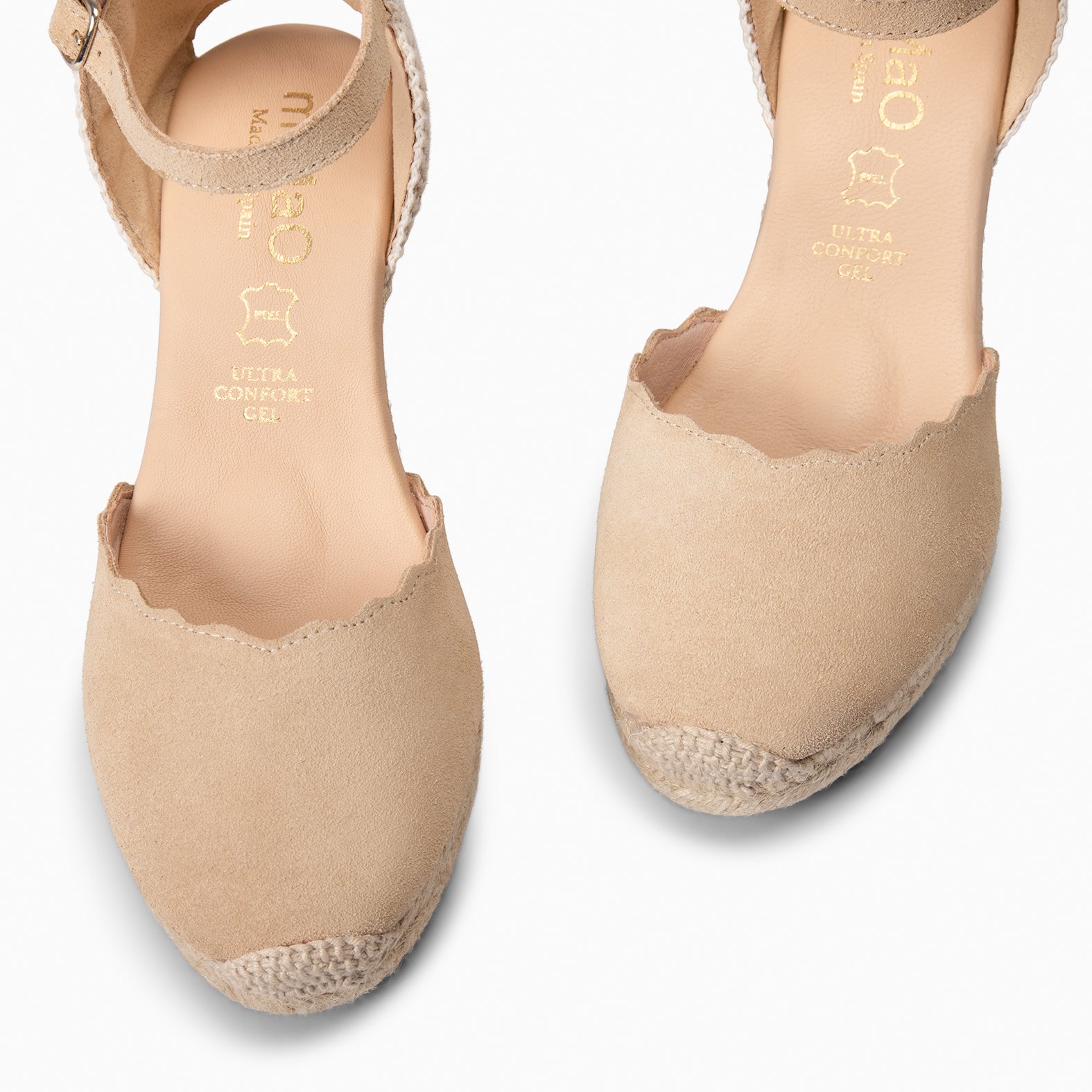 MIAMI - CUÑAS DE ESPARTO DE SERRAJE BEIGE