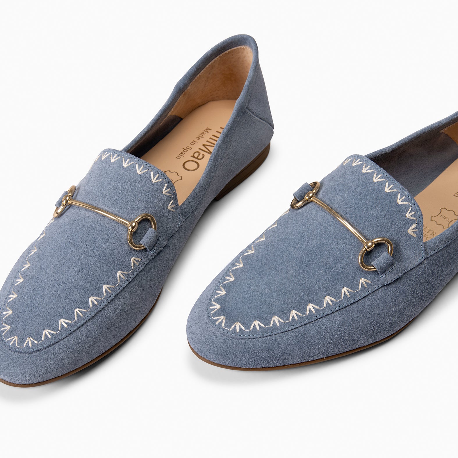 BLAKE - MOCASINES DE SERRAJE JEANS