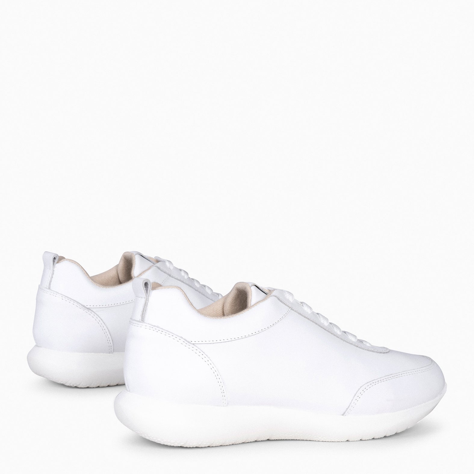 VENICE - Zapatillas de Napa con Plantilla Extraíble BLANCO