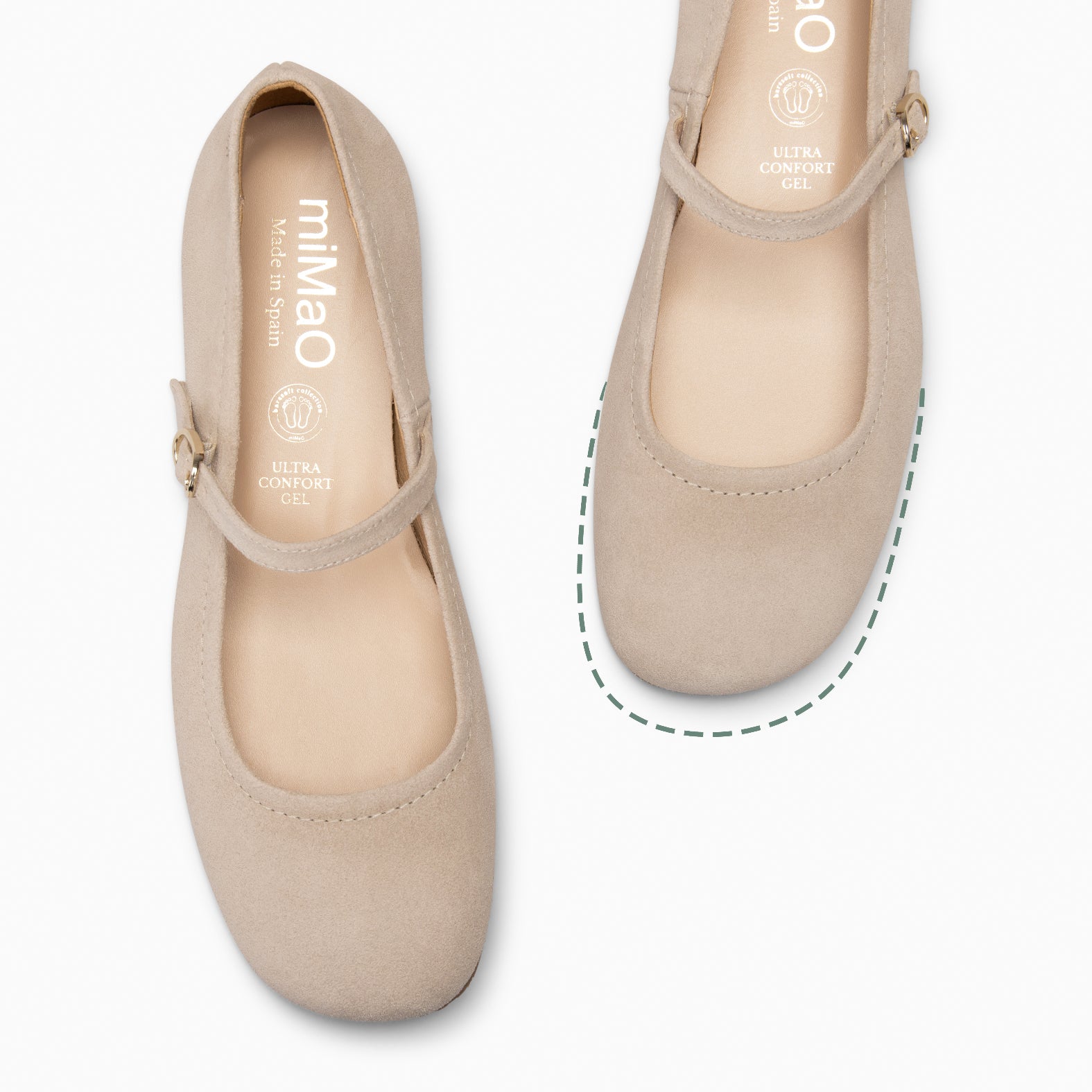 JAZMÍN - MERCEDITA PLANA ESTILO BARESOFT BEIGE