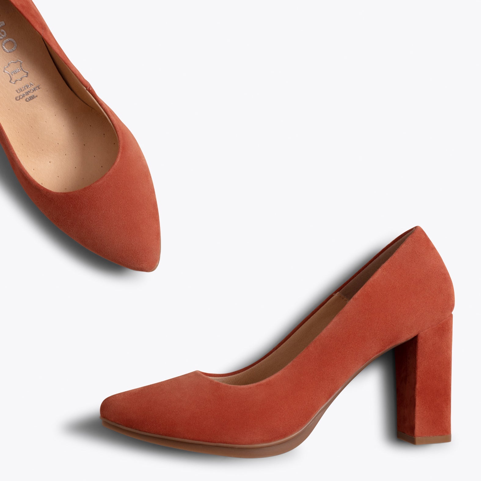 URBAN - Zapato de tacón alto TEJA