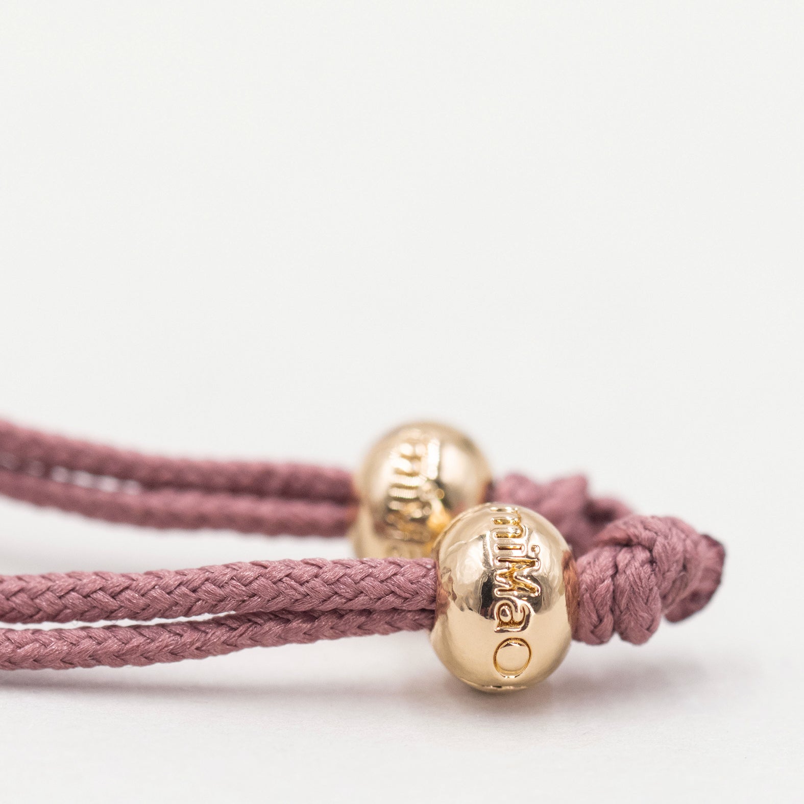 PULSERA ROSA DE LA EMPATÍA ORO