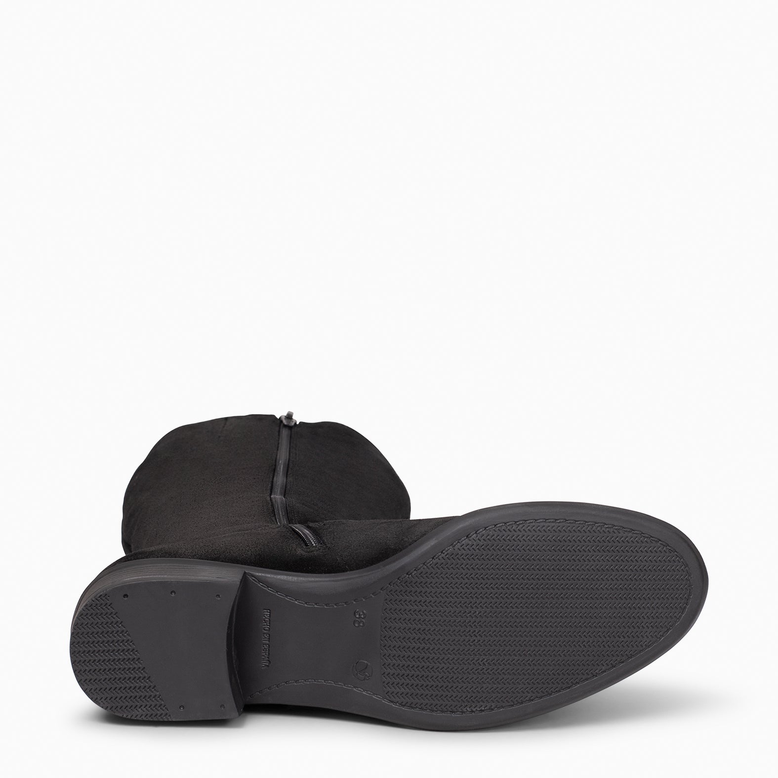 TEXAS - Botas de tacón bajo NEGRO