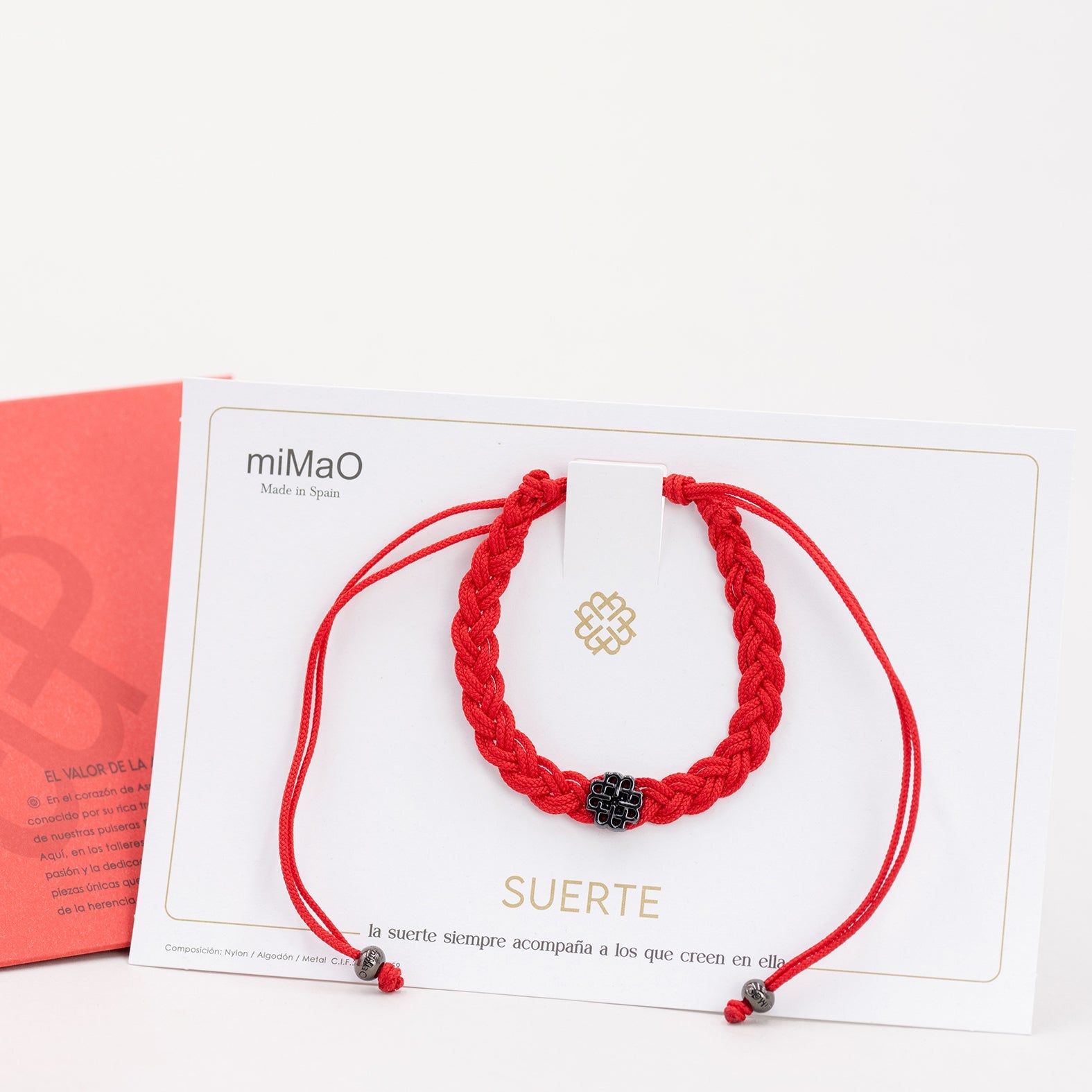 PULSERA ROJA DE LA SUERTE
