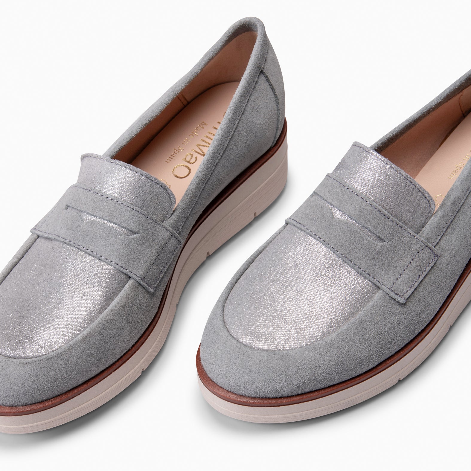 BETTY – Mocasín con cuña GRIS