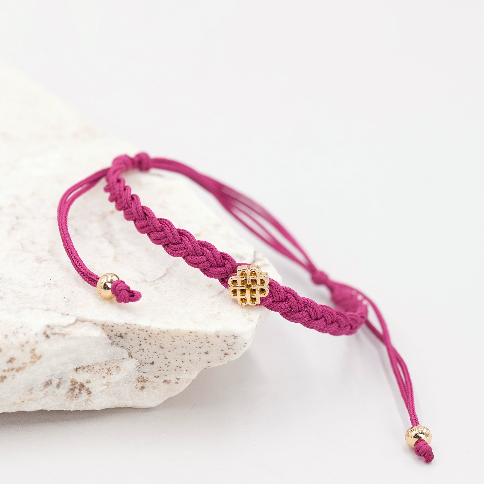 PULSERA BUGANVILLA DE LA FELICIDAD ORO