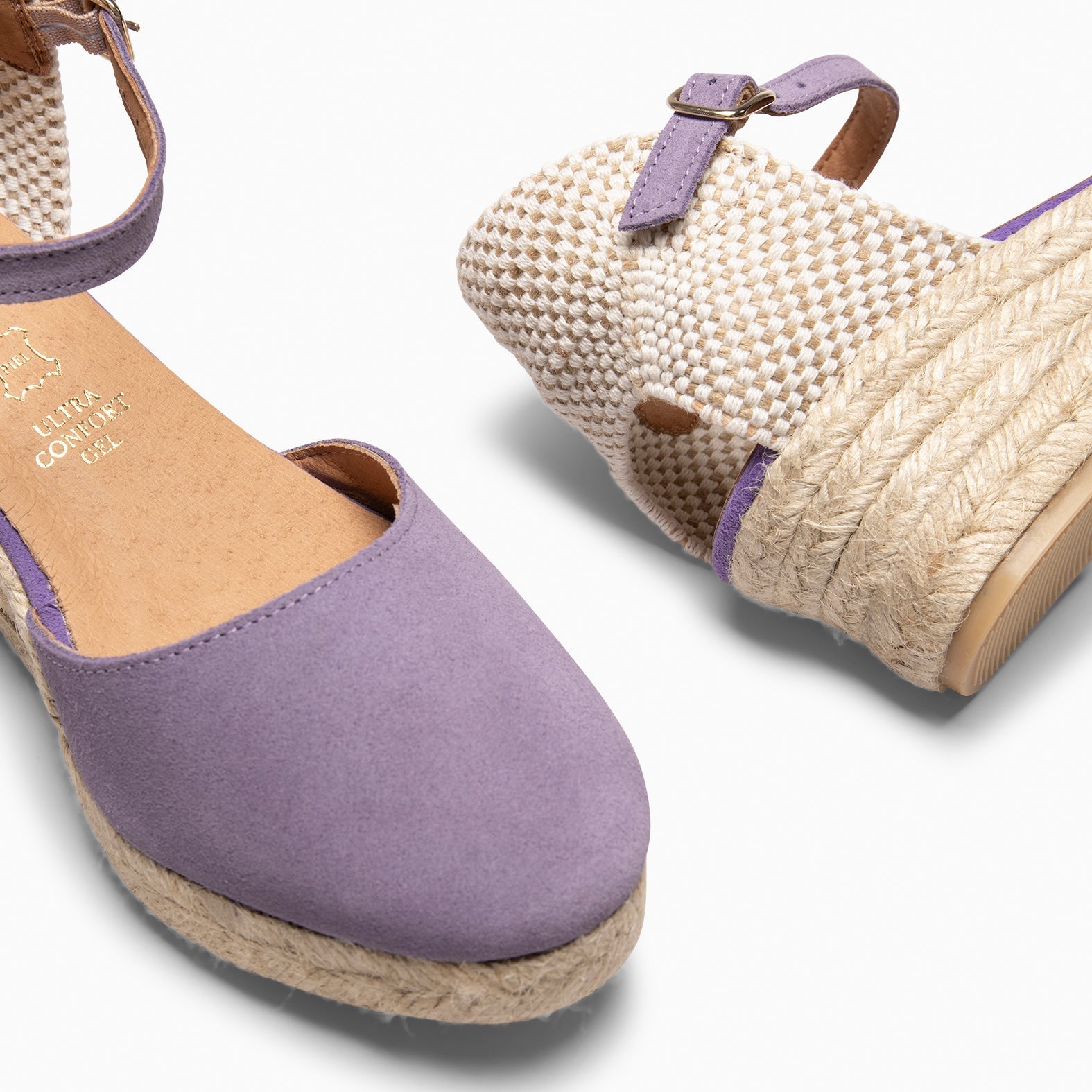 FORNELLS - Cuñas Bajas de Esparto MALVA