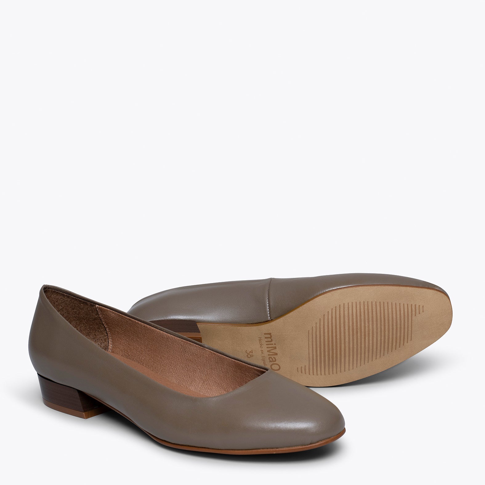 URBAN XS- Zapatos bajos cómodos TAUPE