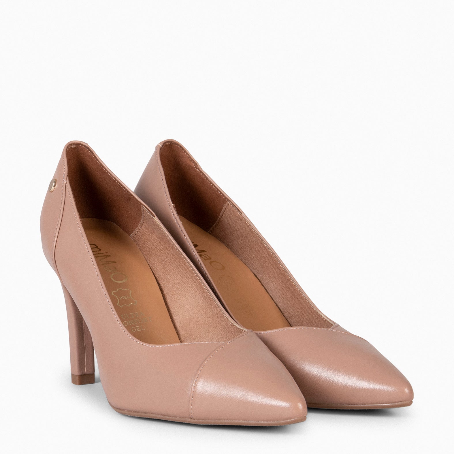 GLAM – Zapatos elegantes de tacón alto NUDE