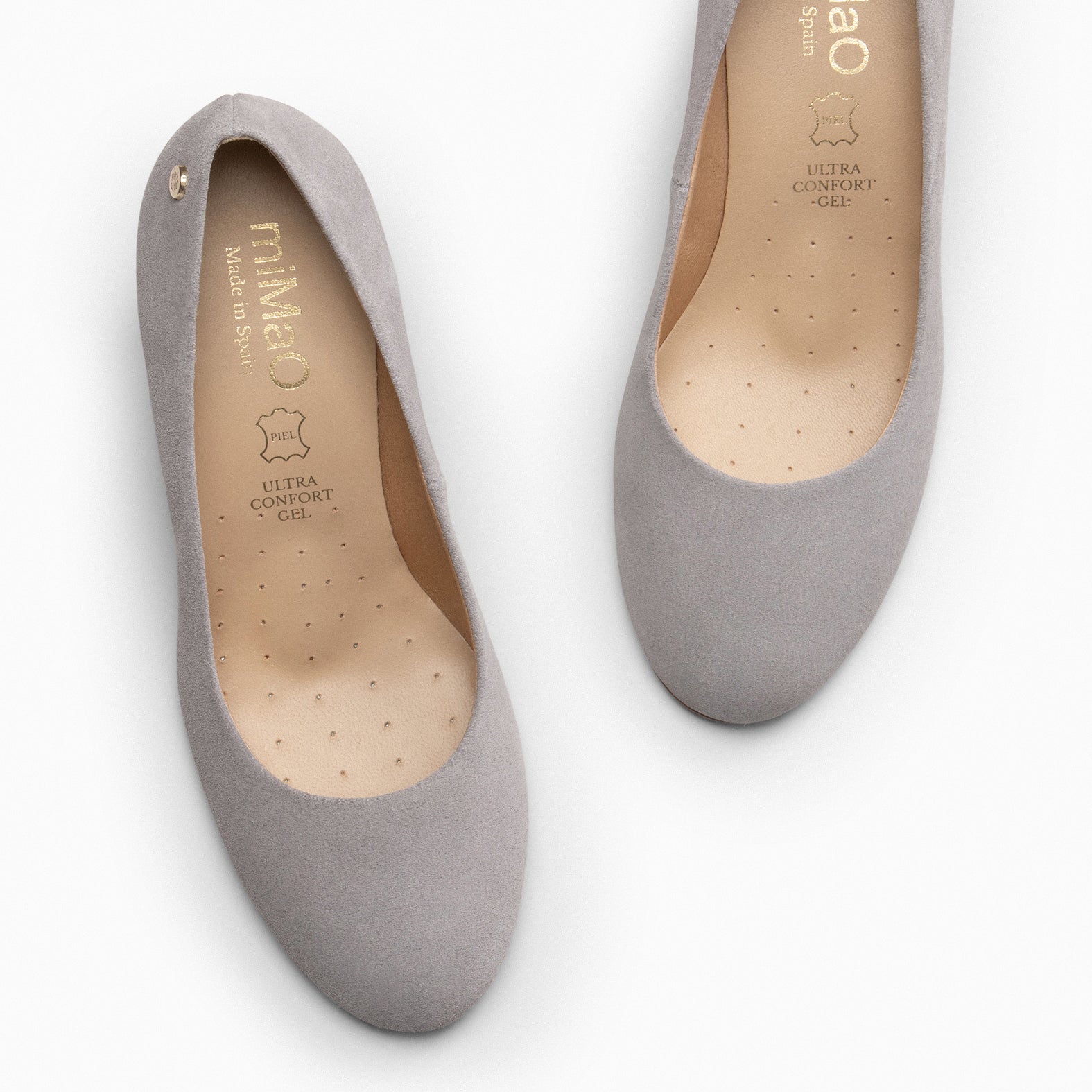 REDONDO CUÑA – Zapato de mujer con cuña GRIS