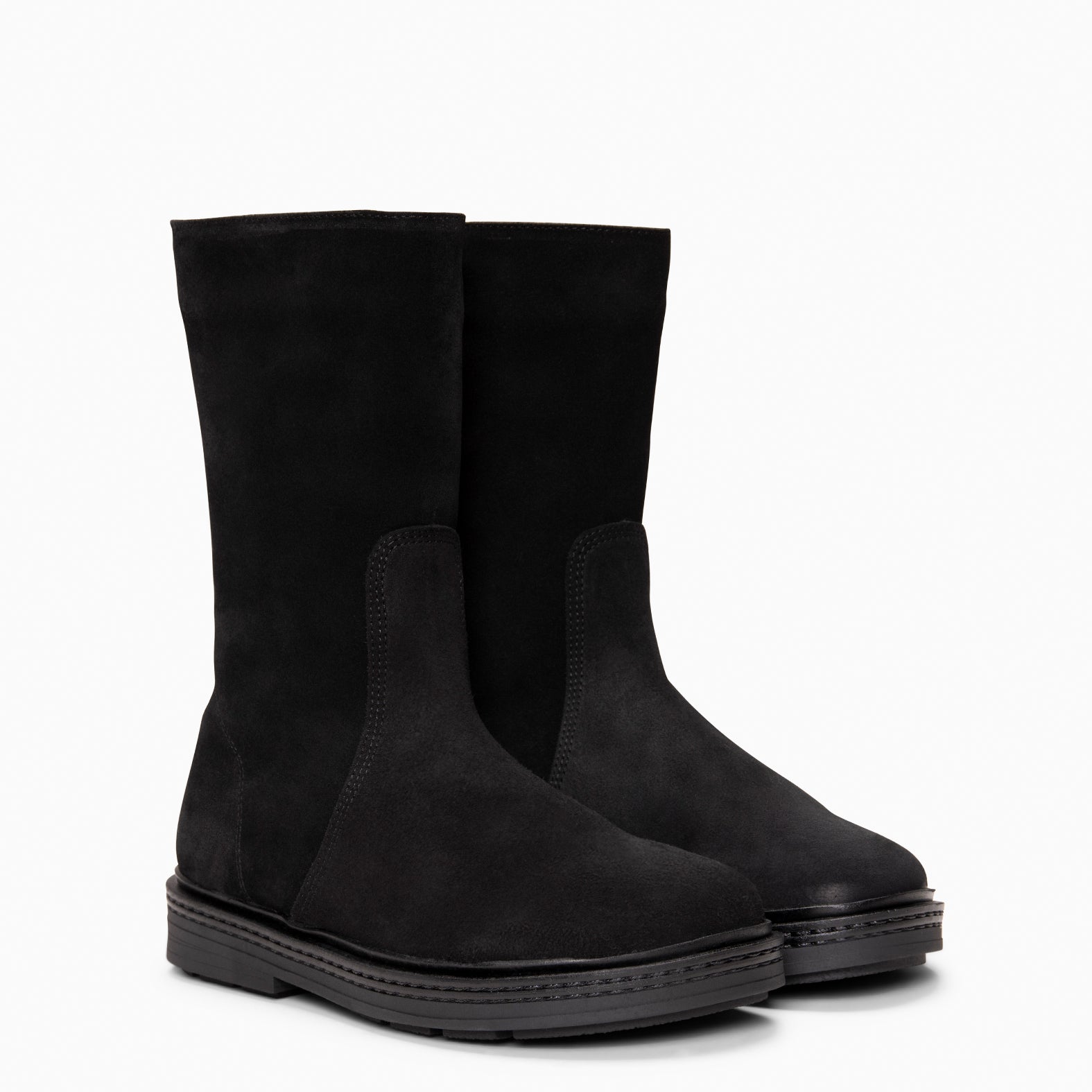 SNOW - Botines forrados de piel NEGRO