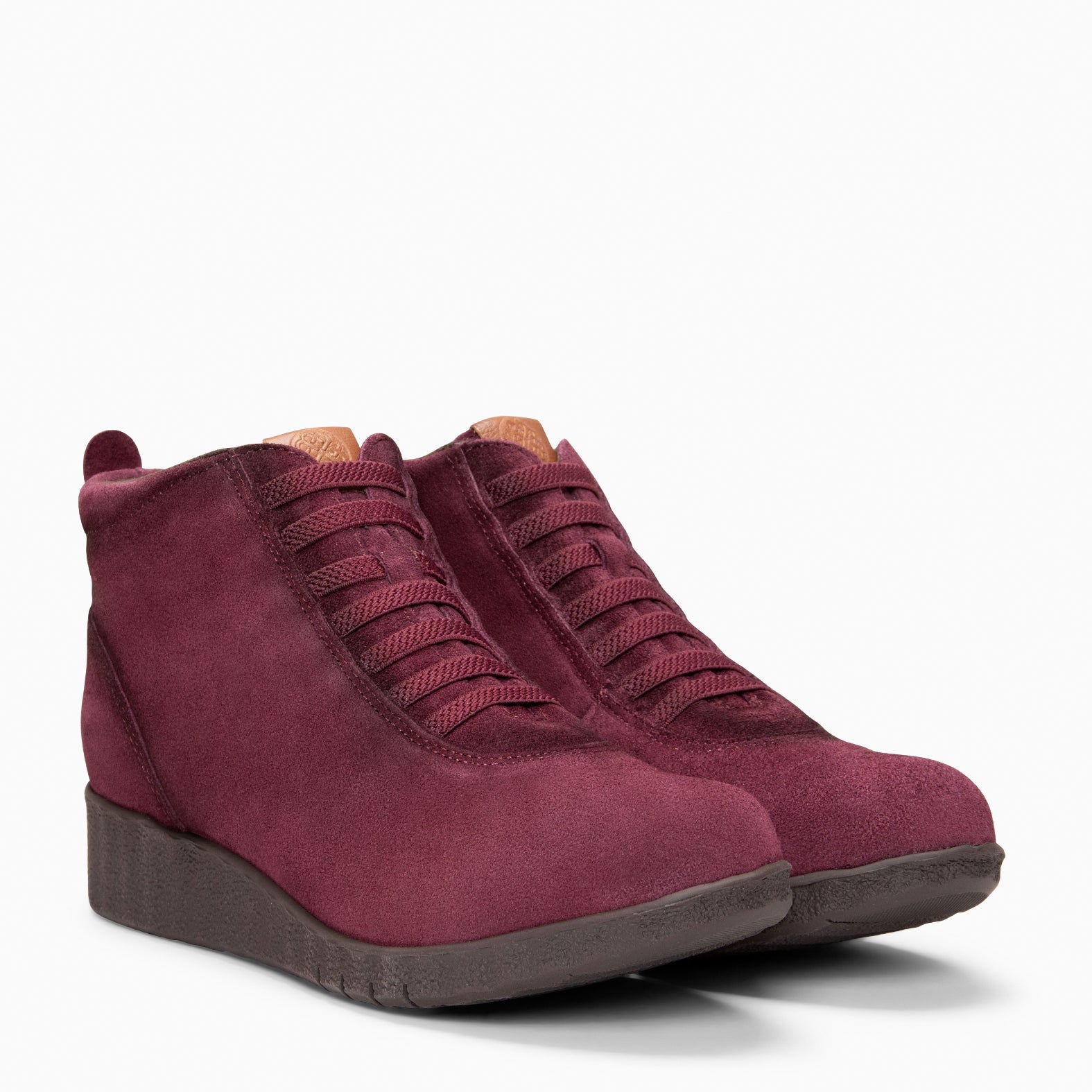 FLEXY - Zapatillas BURDEOS abotinadas