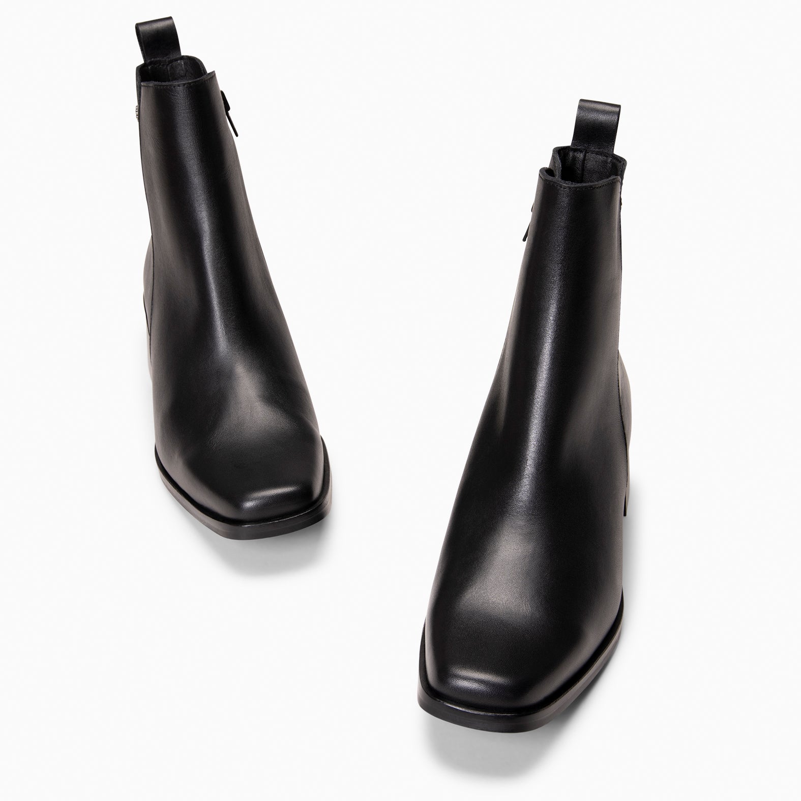 BERLIN - Botines bajos de mujer de piel NEGRO