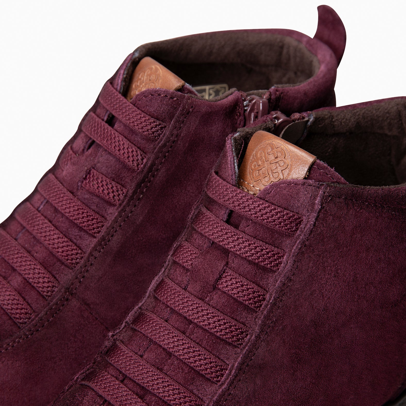 FLEXY - Zapatillas BURDEOS abotinadas