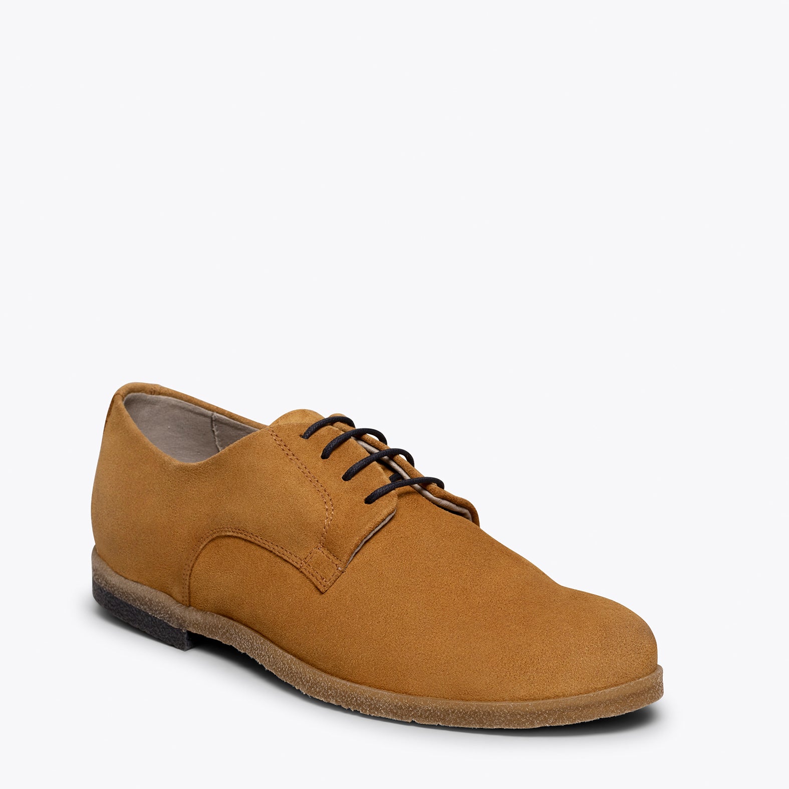 BLUCHER Zapatos para hombre de cordones CAMEL