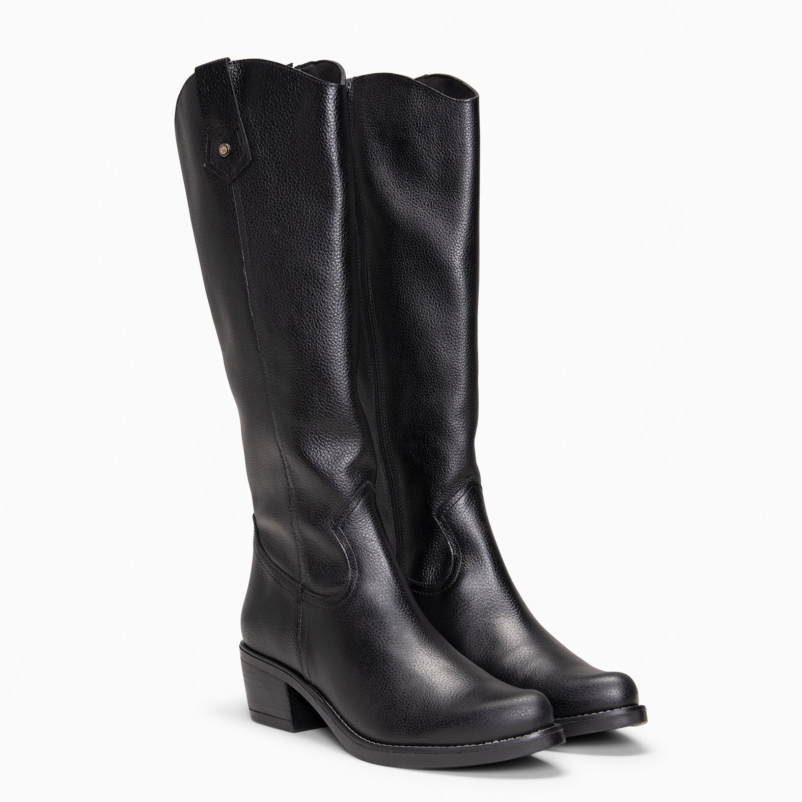 VALLEY - Botas altas de tacón NEGRO