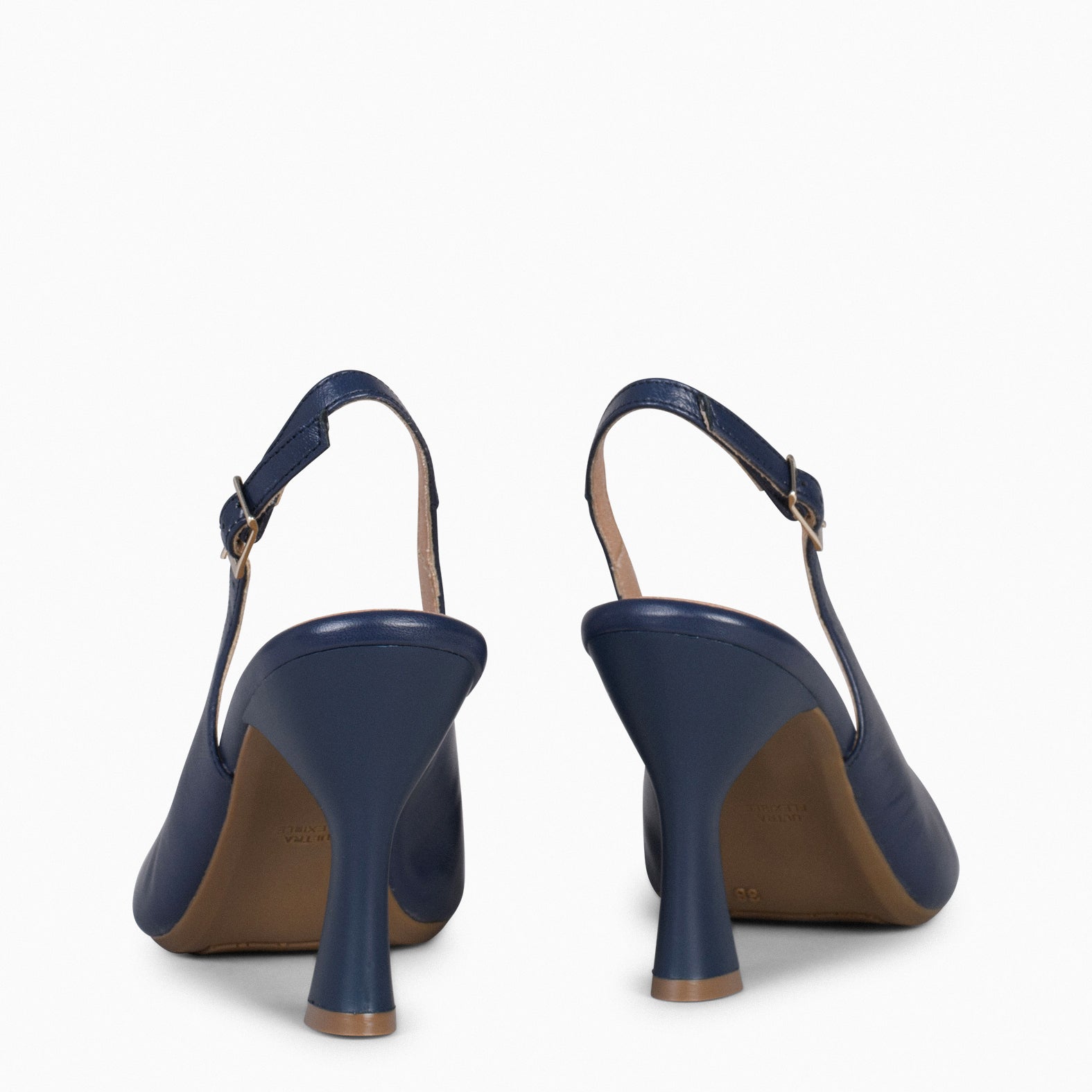 GLAM DESTALONADO - Zapatos de tacón destalonados de napa TINTA
