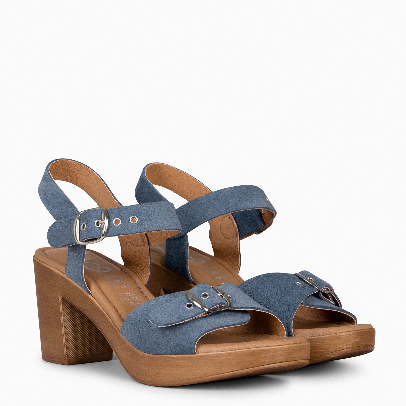 CLEO - Sandalia con hebilla JEANS