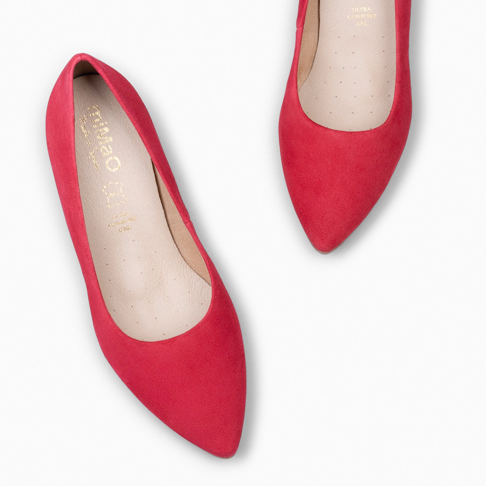 URBAN S - Zapato de tacón medio ante ROJO