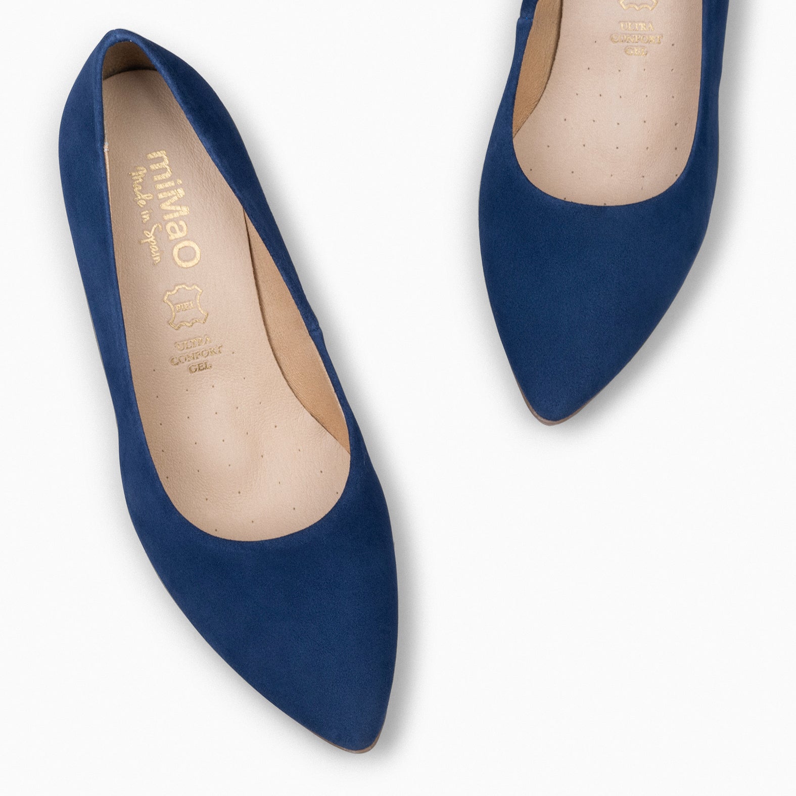 URBAN S - Zapato de tacón medio ante MARINO