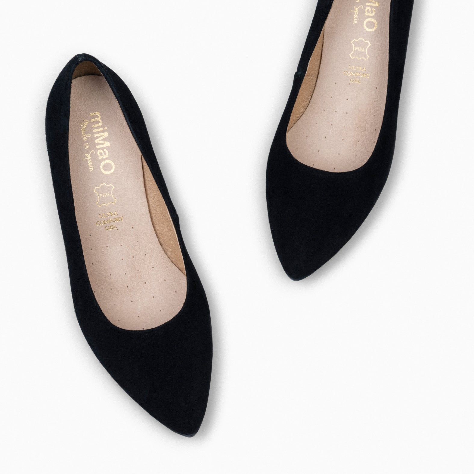 URBAN S - Zapato de tacón medio ante NEGRO
