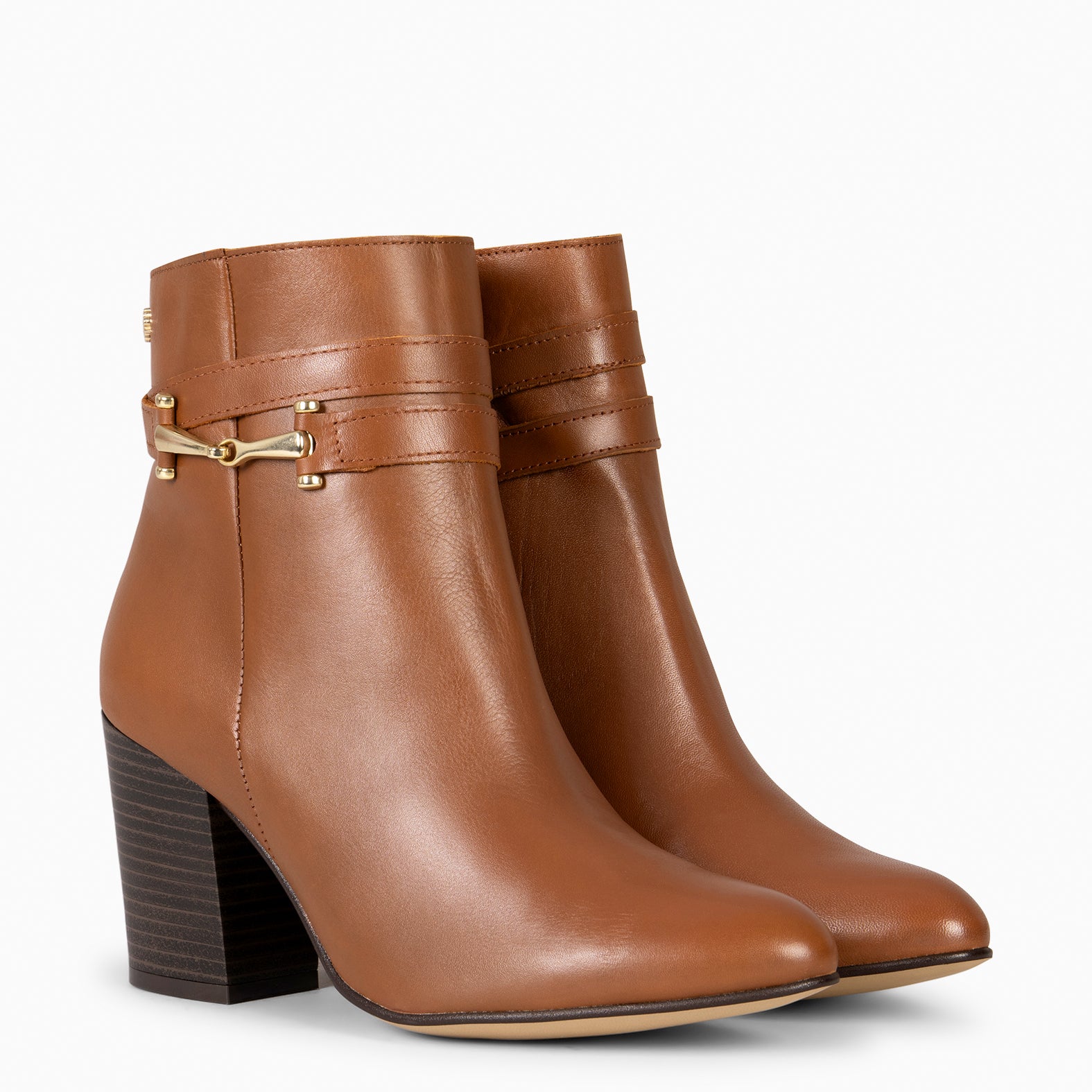 PALACE – Botin con tacón CAMEL