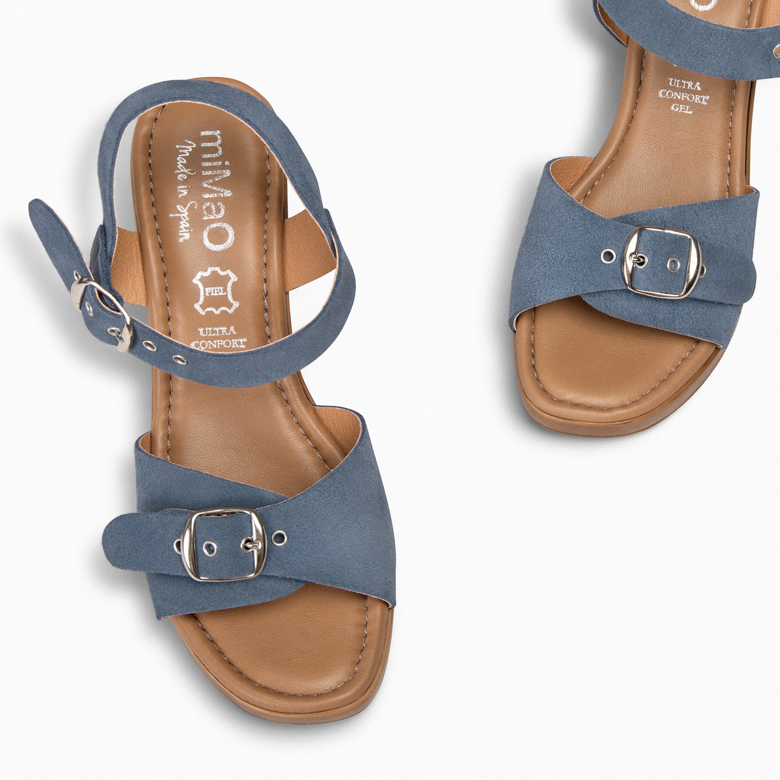CLEO - Sandalia con hebilla JEANS