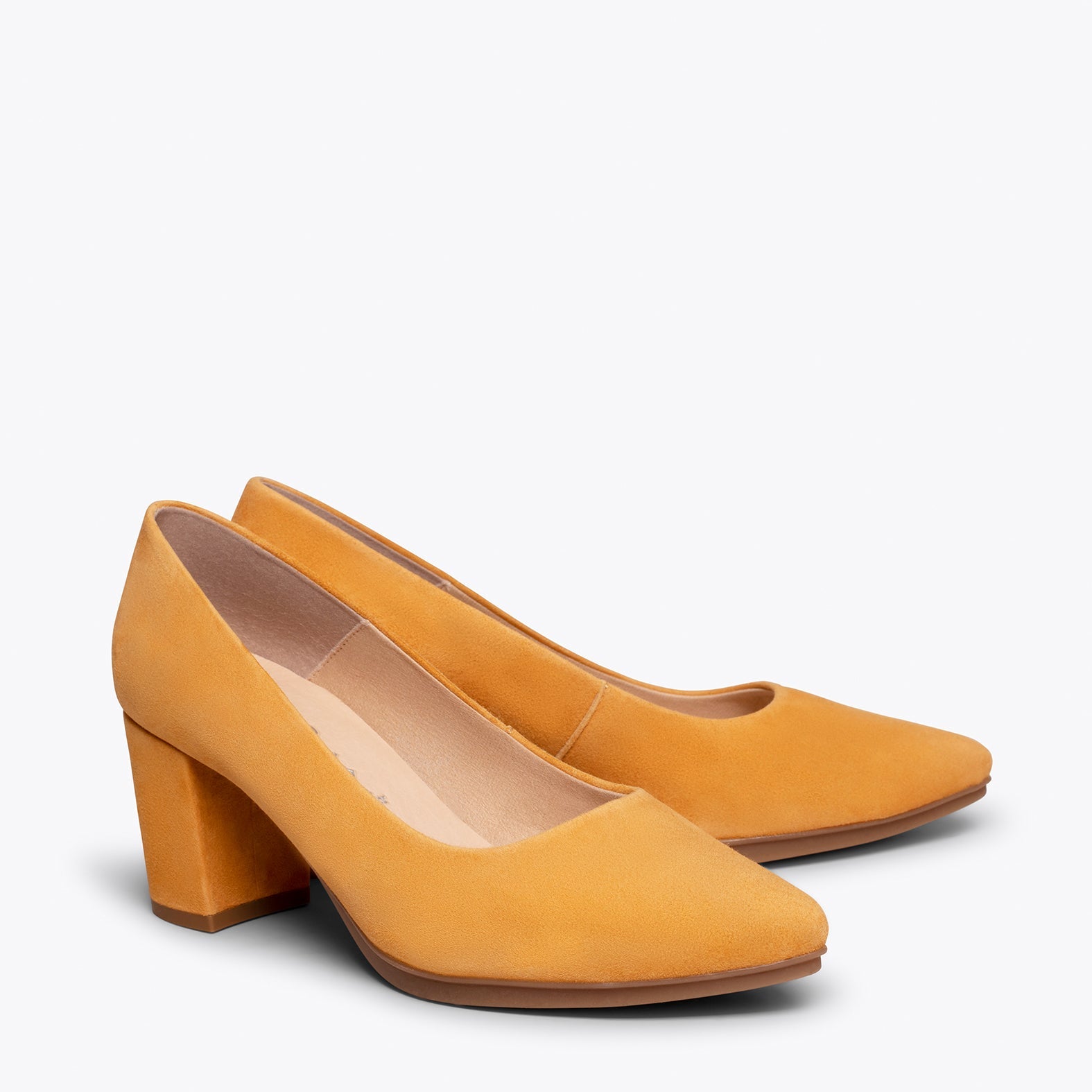 URBAN S Zapatos de tacón medio MOSTAZA