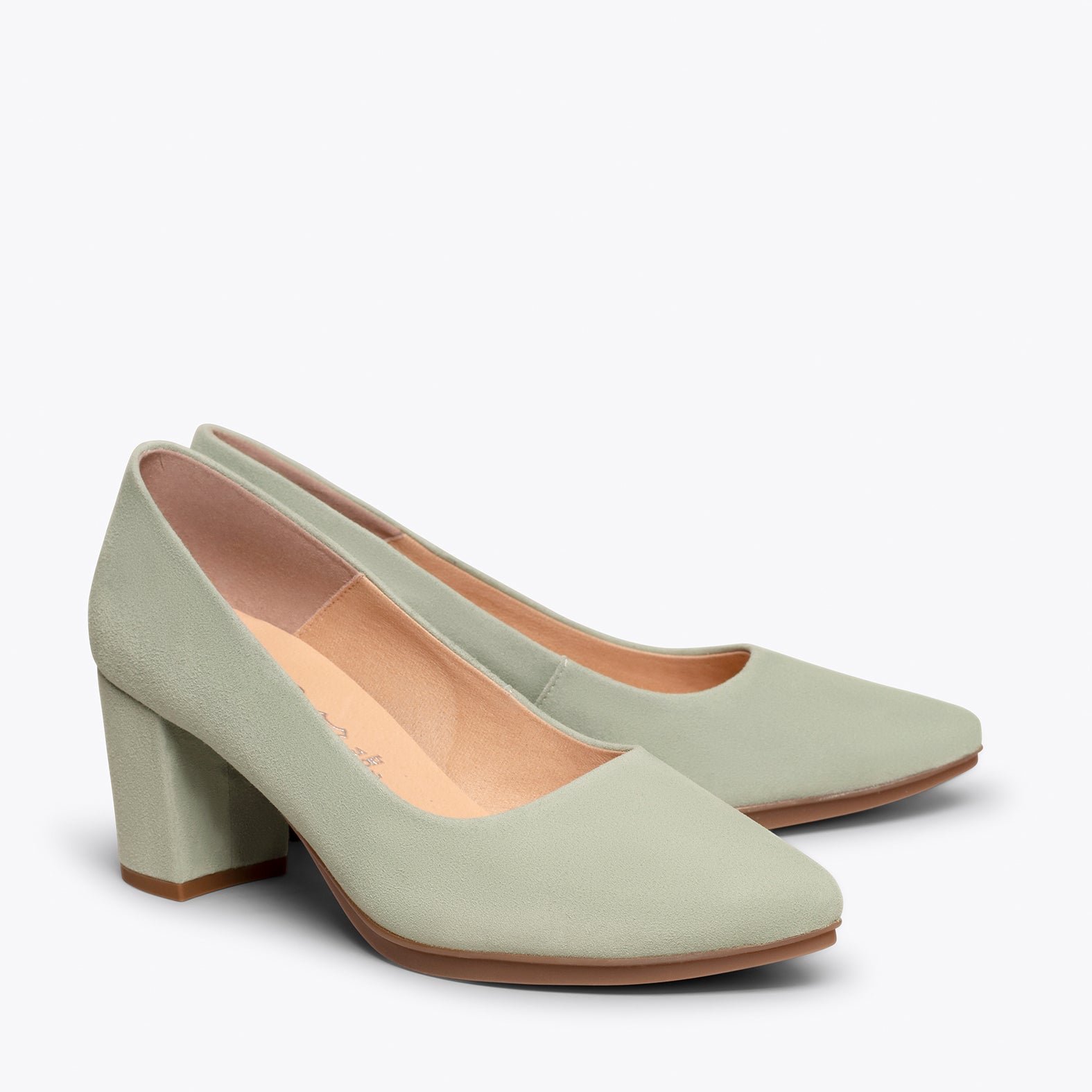 URBAN S - Zapato de tacón medio VERDE MENTA