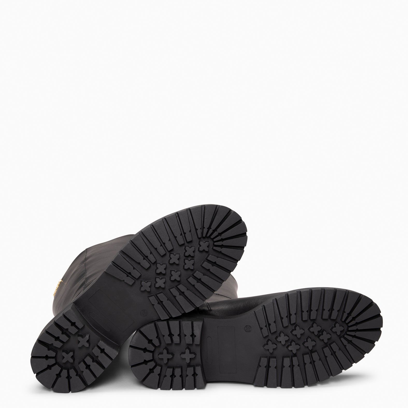 NOA - Botas altas con plataforma NEGRO