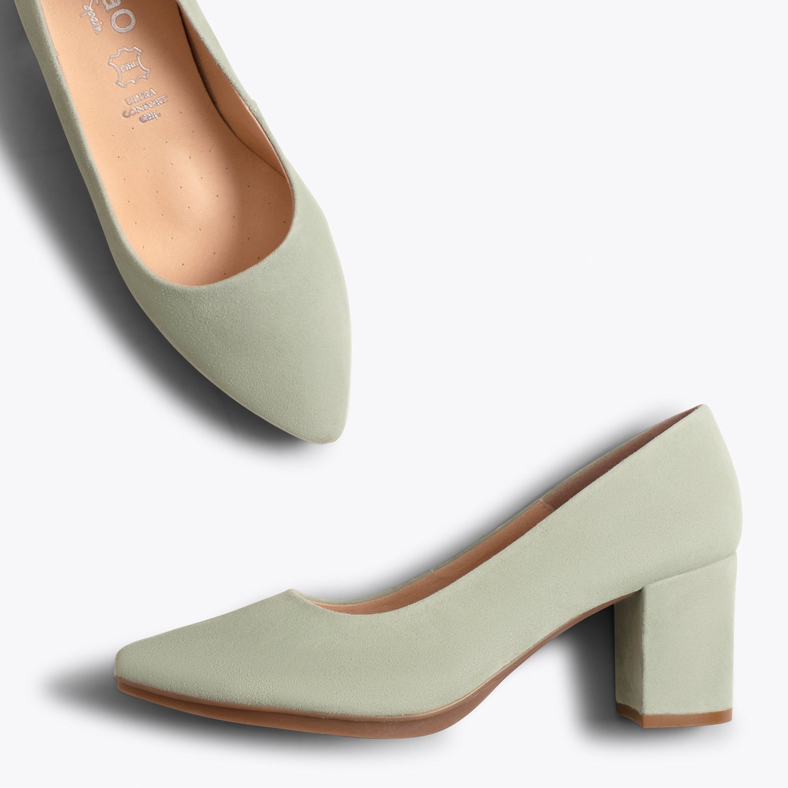 URBAN S - Zapato de tacón medio VERDE MENTA