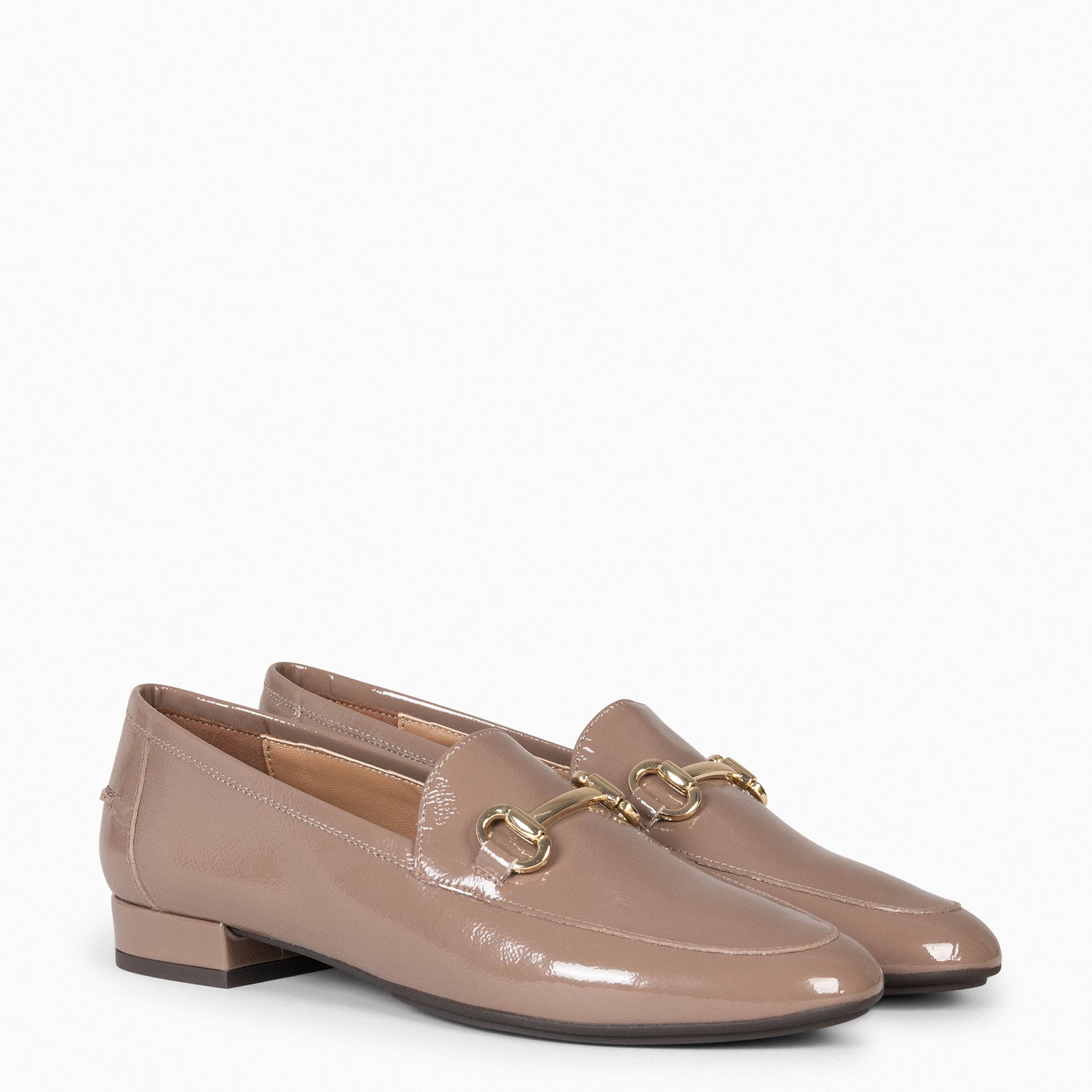 ISABEL - Mocasines planos con adorno TAUPE